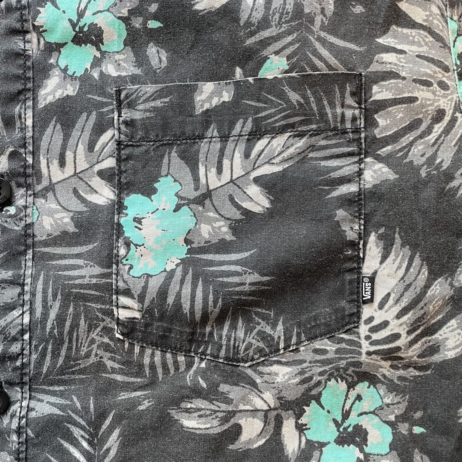 Vans Vans Men's Shirt Tropical Floral Aloha Short eeve L2 Size US L / EU 52-54 / 3 - 6 Thumbnail