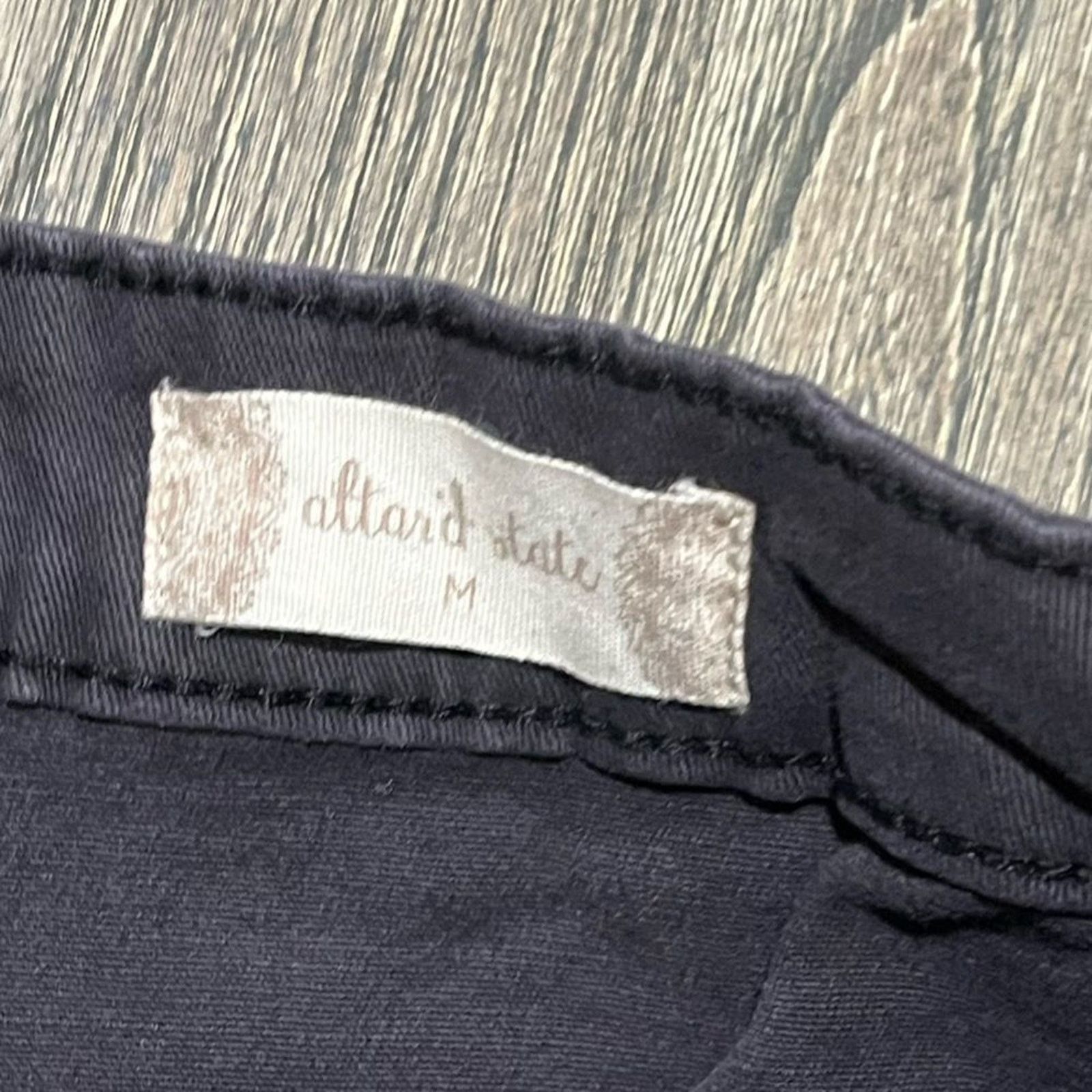 Vintage Altar'd State Skirt Stretch Denim Mini Button Front Size M Size 28" / US 6 / IT 42 - 2 Thumbnail