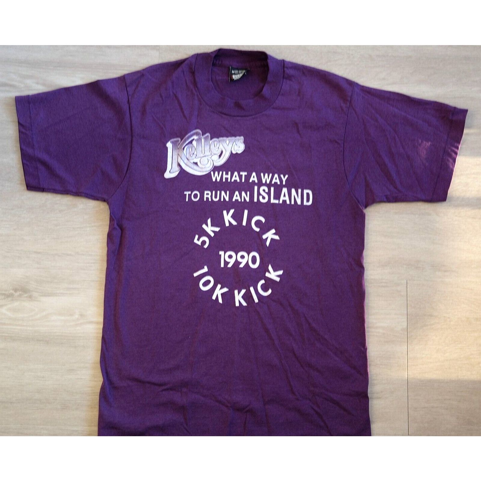 Other Vintage 1990 What A Way To Run An Island 5K 10K T-Shirt M Size US M / EU 48-50 / 2 - 2 Thumbnail