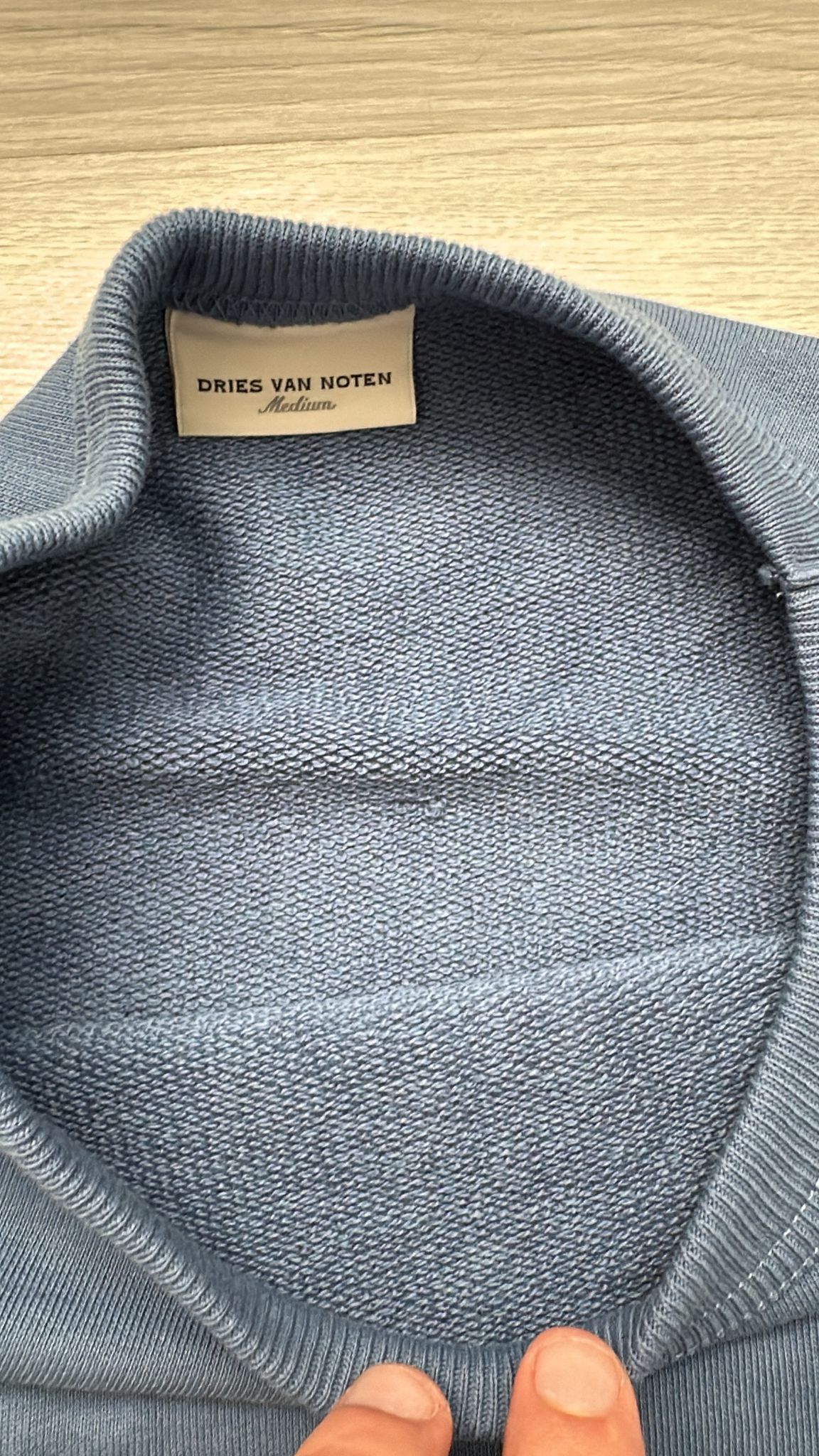 Dries Van Noten Dries Van Noten Blue Sweatshirt Medium Size US M / EU 48-50 / 2 - 7 Thumbnail