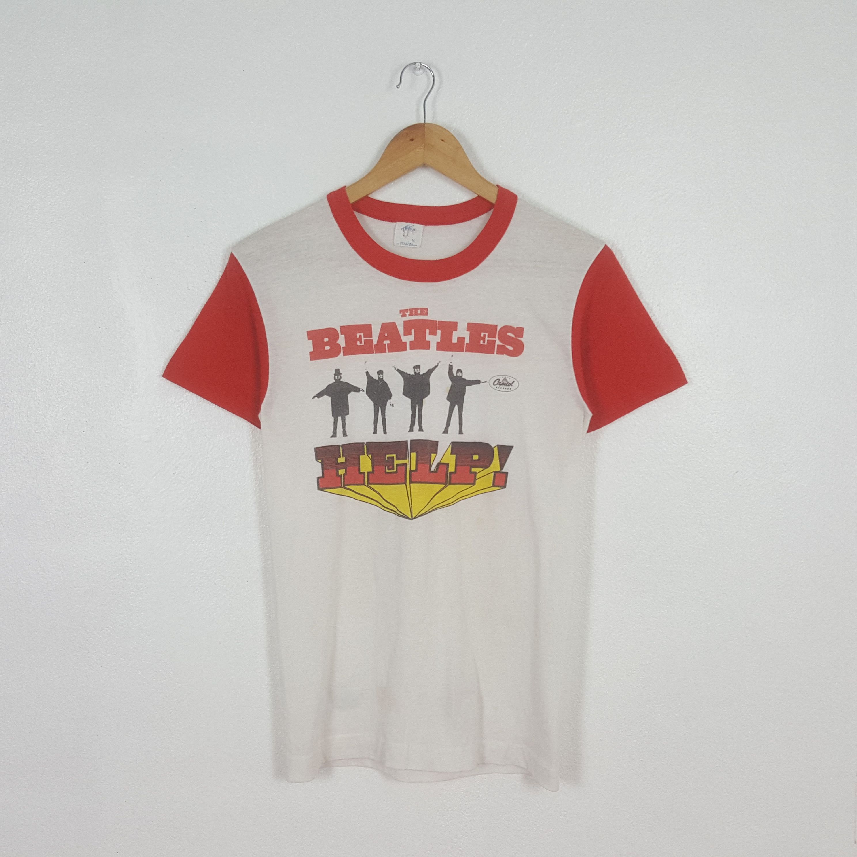 Band Tees Vintage The Beatles American Rock Band Tshirt C319N16 Size US XS / EU 42 / 0 - 1 Thumbnail