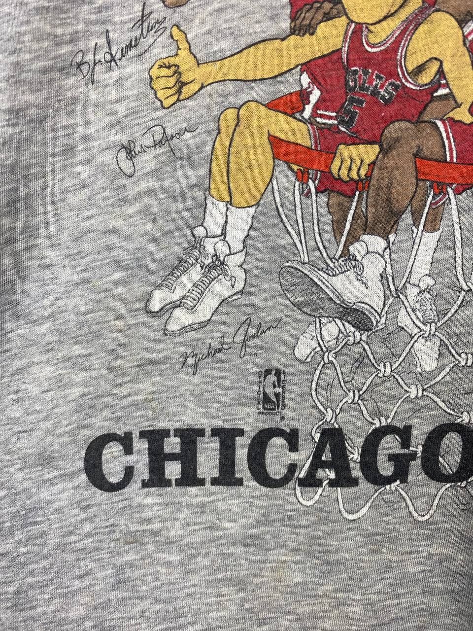 NBA vintage 5050 chicago bulls by salem sportswear nice design Size US L / EU 52-54 / 3 - 3 Thumbnail