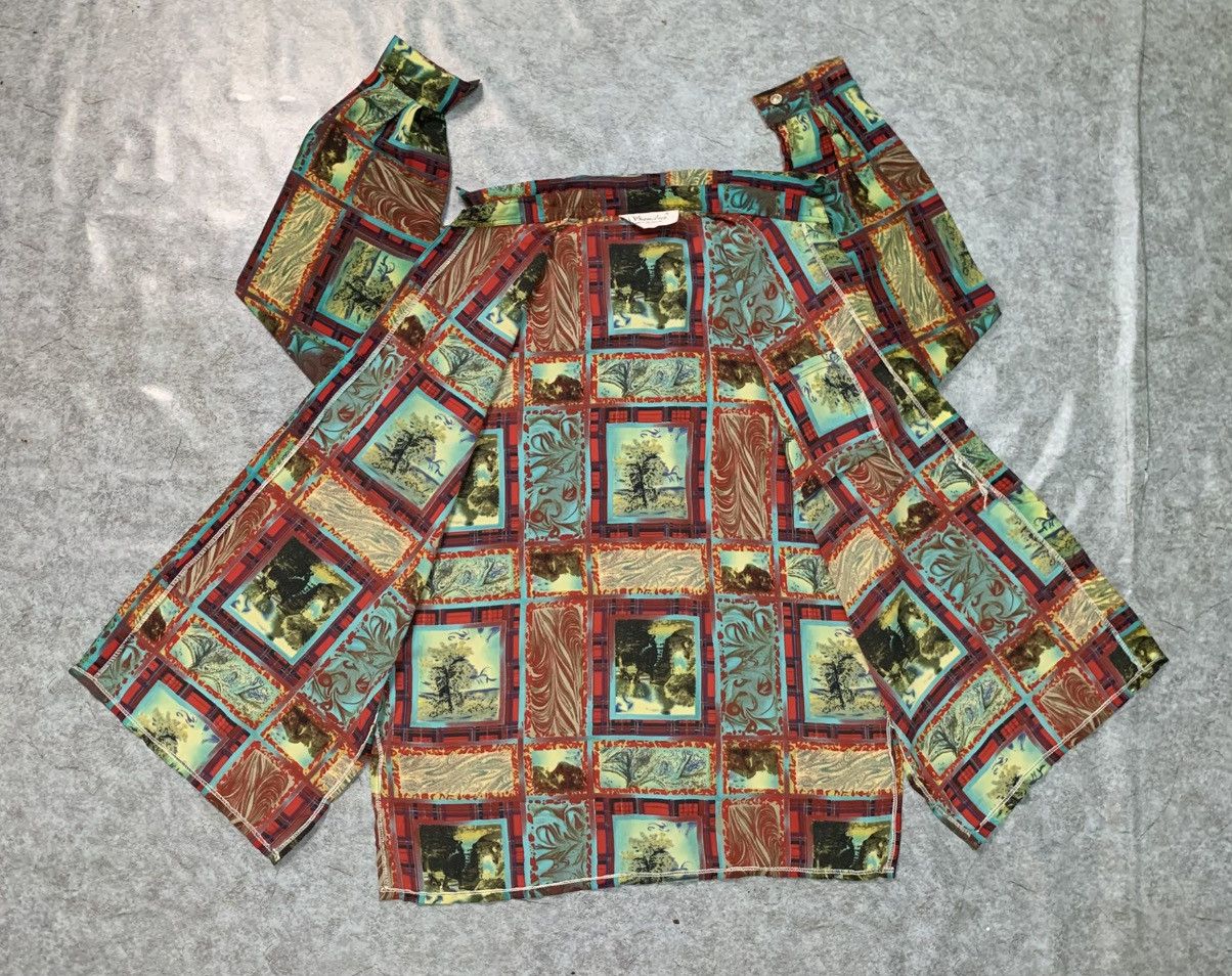 Sendra Rare Design Vintage Sandra Long Sleeve Blouse Size M / US 6-8 / IT 42-44 - 3 Thumbnail