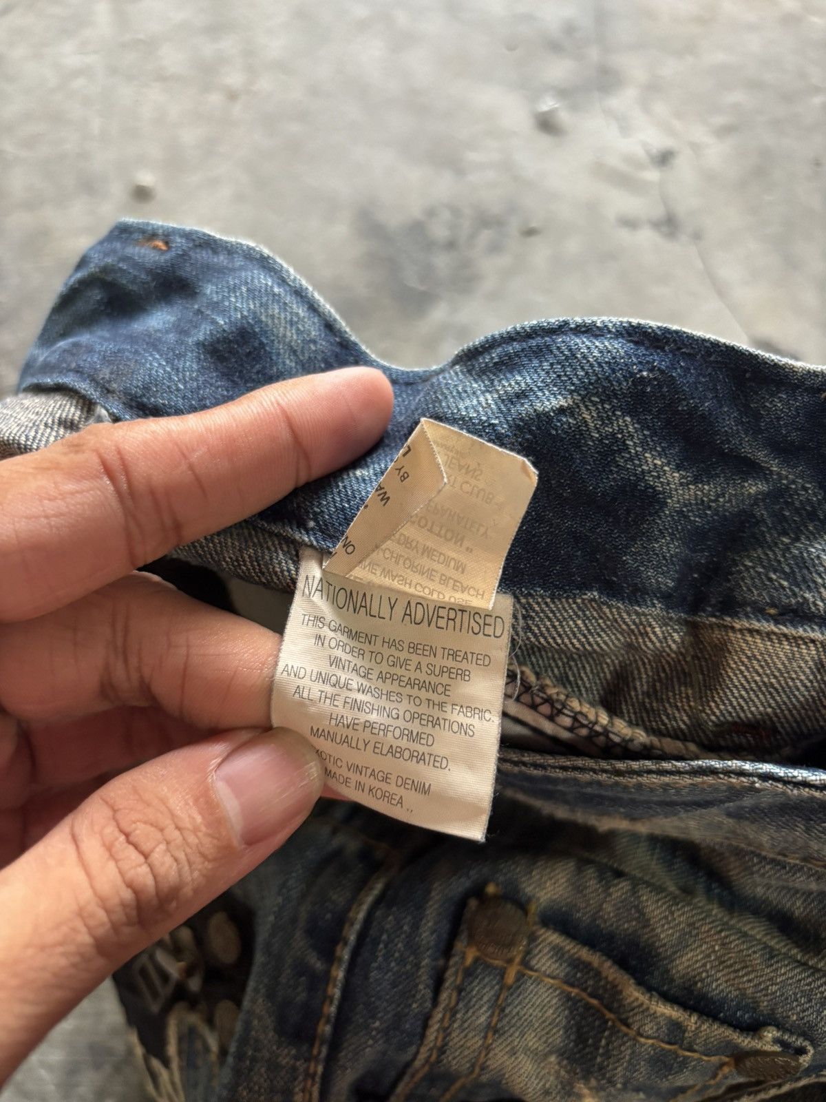 If Six Was Nine LOLITA rusty washed mudmax japanese jeans distressed style Size US 30 / EU 46 - 7 Thumbnail