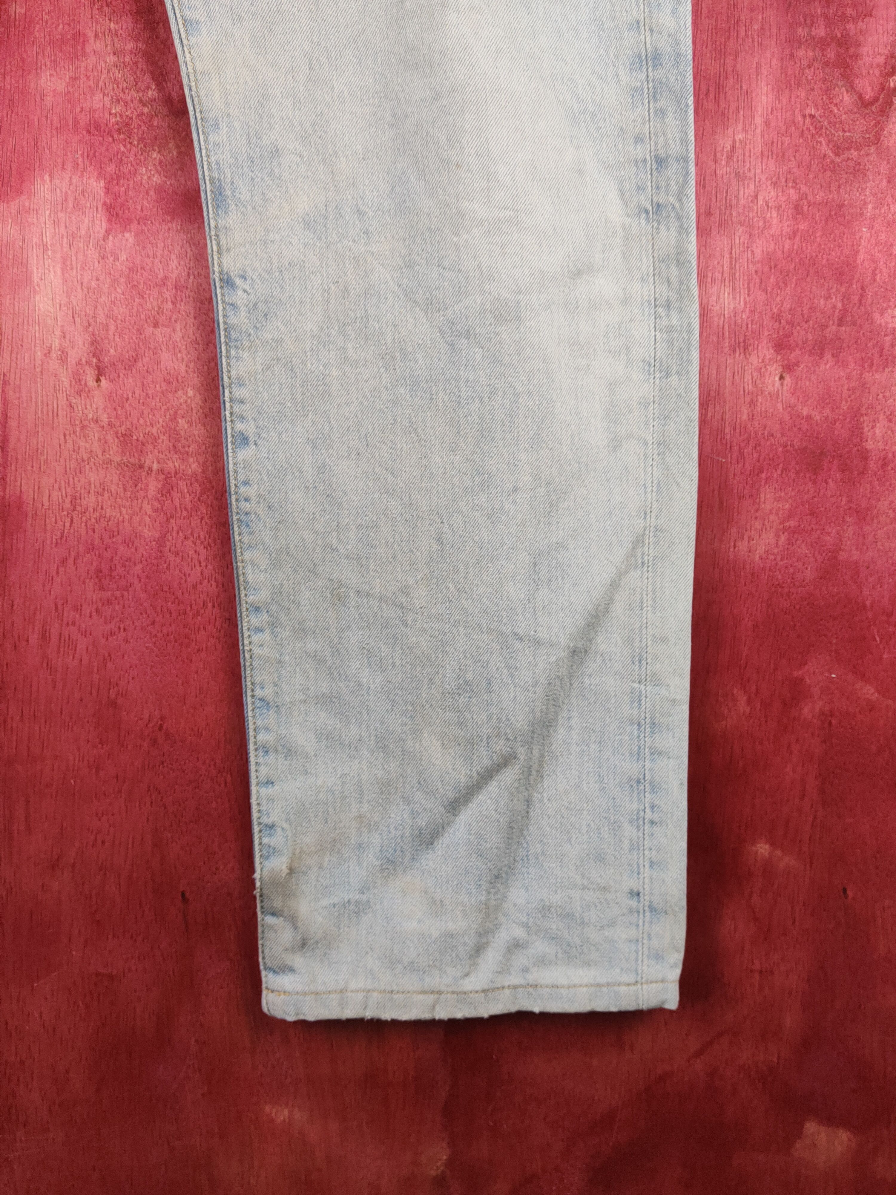 Japanese Brand Uniqlo Blue Faded Distressed Ripped Jeans #S2140 Size US 34 / EU 50 - 6 Thumbnail