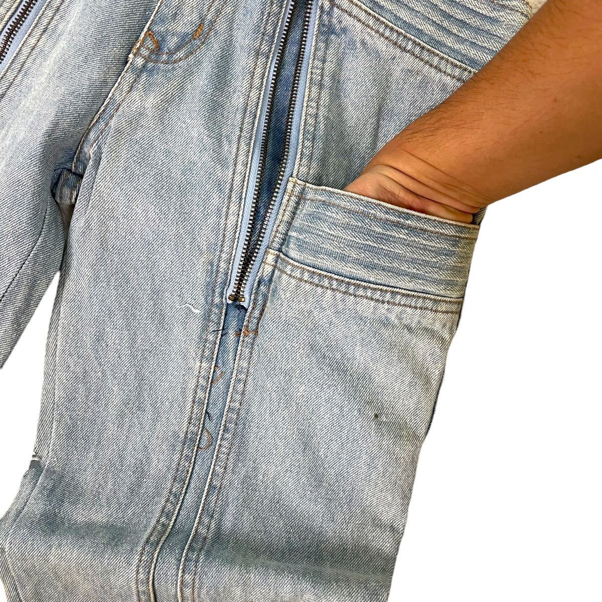 Japanese Brand 🔥LAST PRICE🔥 Japanese Nice design Multizipper Clown Jeans Size US 26 / EU 42 - 11 Thumbnail