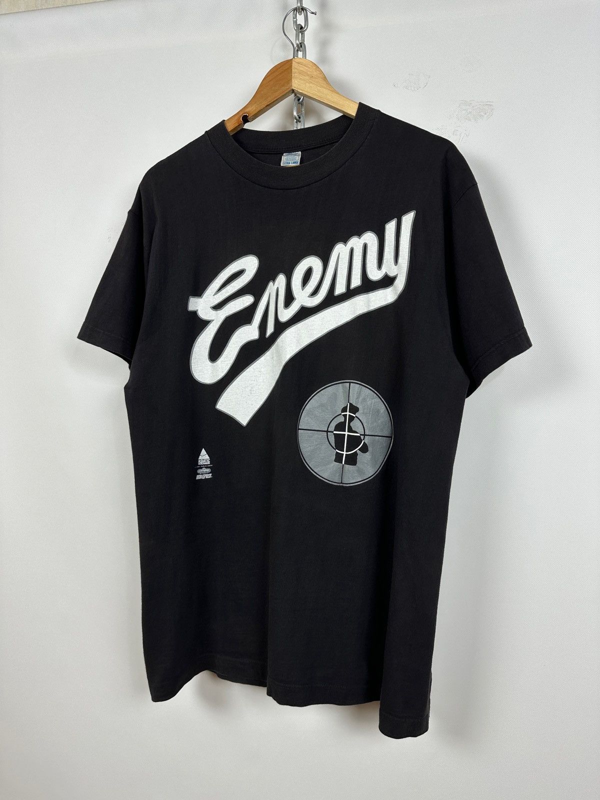 Band Tees 1991 Vintage Public Enemy Apocalypse Rare Band T-Shirt Size US XL / EU 56 / 4 - 9 Thumbnail