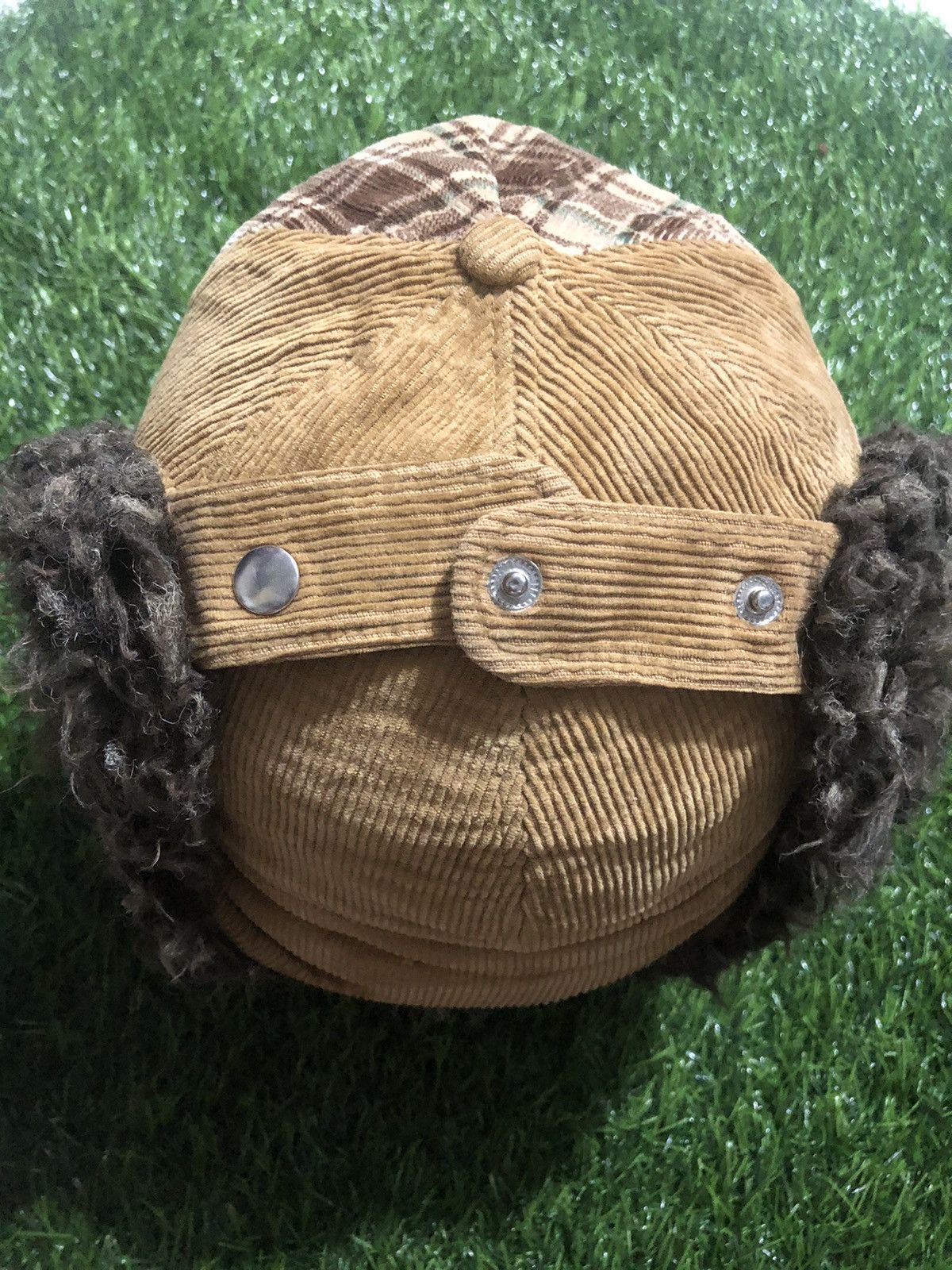 Von Dutch VON DUTCH CORDUROY HAT BROWN Size ONE SIZE - 4 Thumbnail