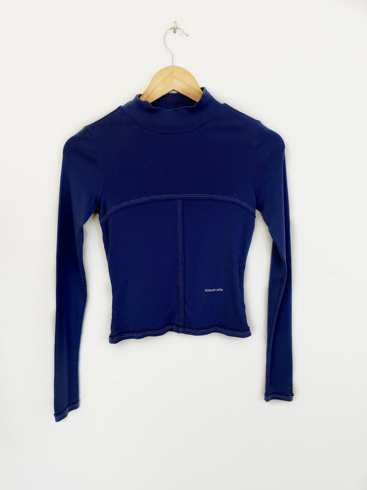 Eckhaus Latta ECKHAUS LATTA LAPPED BABY TURTLENECK Size S / US 4 / IT 40 - 1 Thumbnail