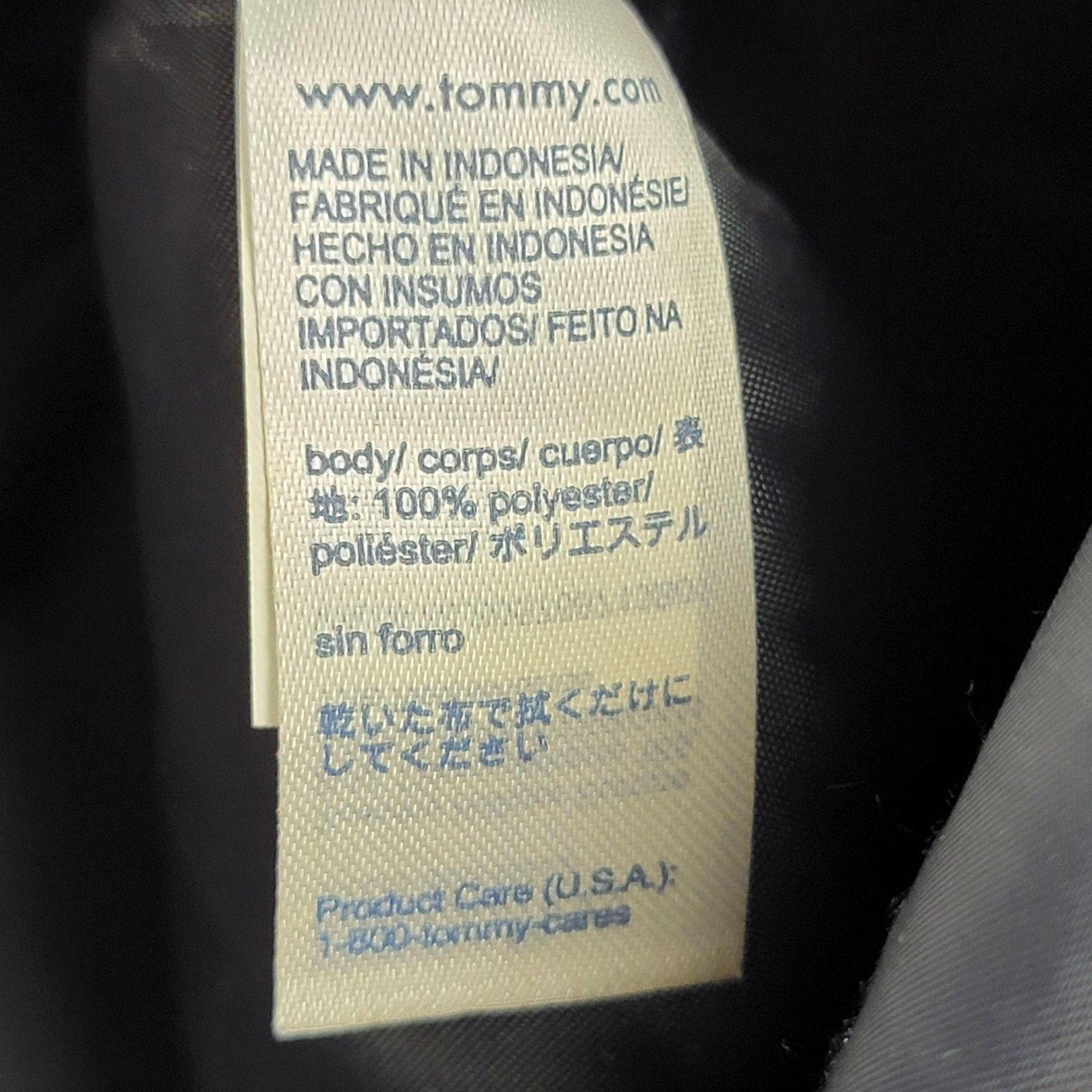 Tommy Hilfiger Tommy Hilfiger Backpack Womens Black Quilted Mini Bag Nylon Size ONE SIZE - 12 Thumbnail