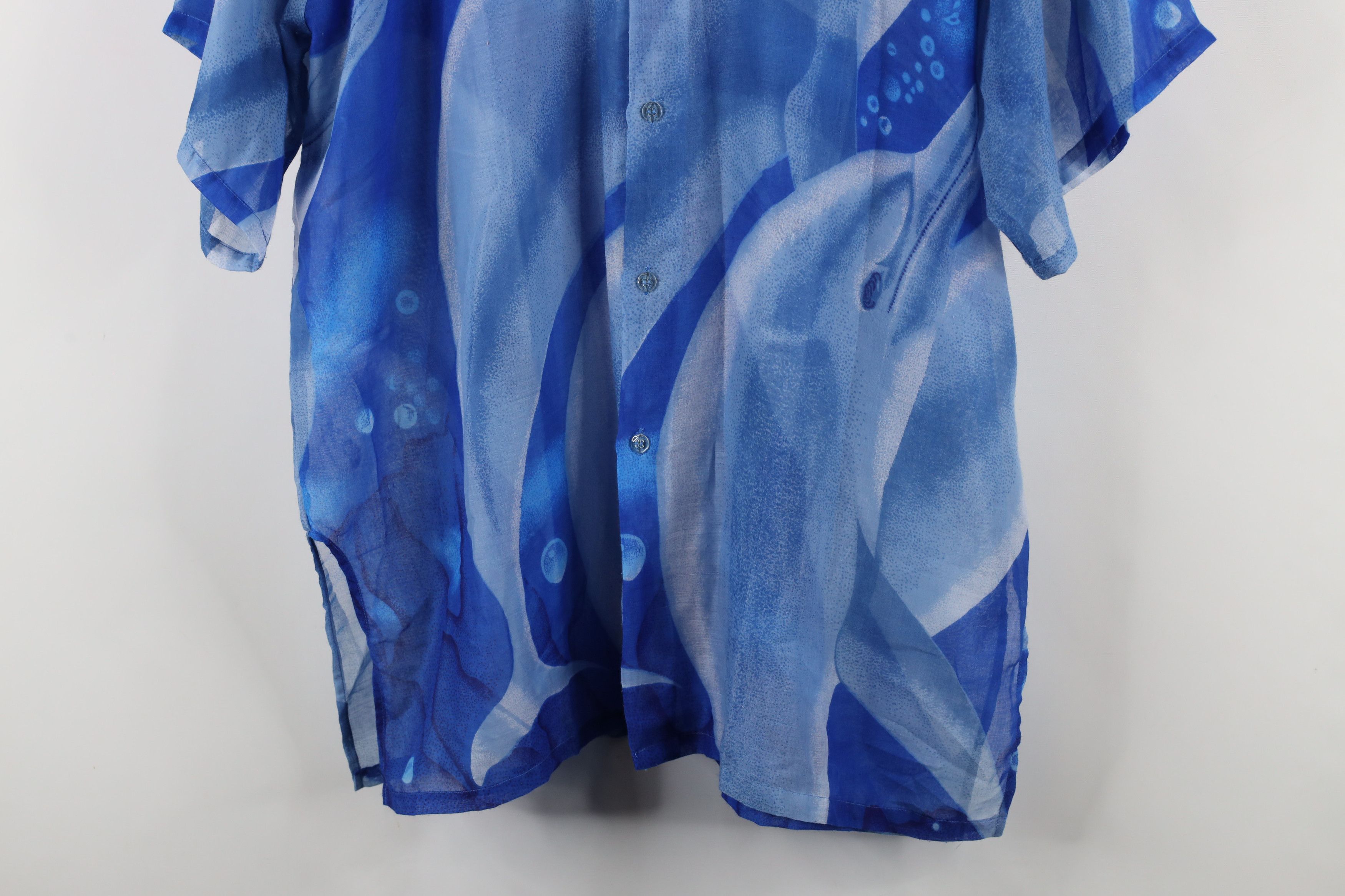 Vintage Vintage 90s Streetwear All Over Print Collared Button Shirt Size US XL / EU 56 / 4 - 3 Thumbnail