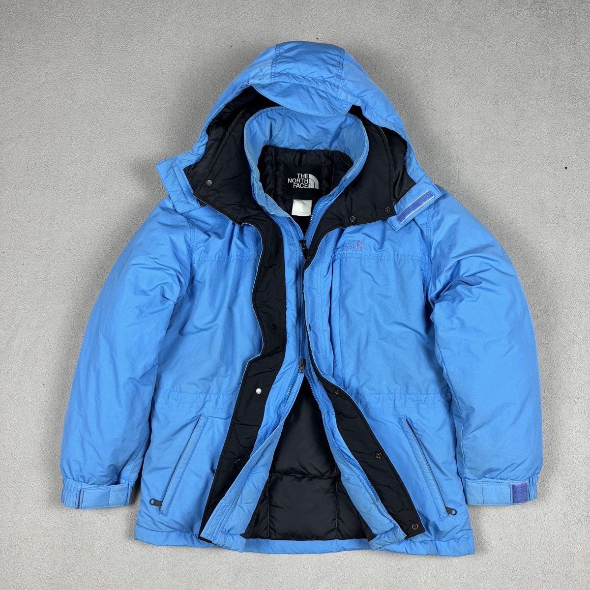 The North Face Vintage The North Face Blue Puffy Down Parka Jacket M Size US M / EU 48-50 / 2 - 12 Thumbnail