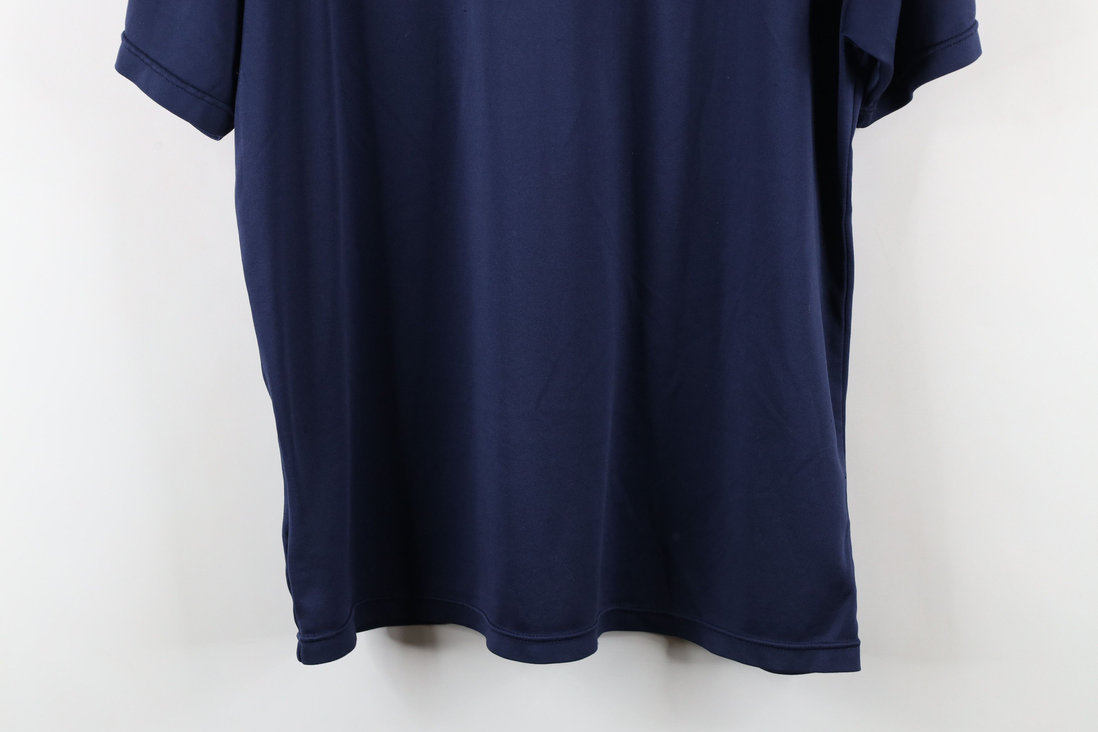Nike × Vintage Vintage 90s Nike Mini Swoosh Knit Short Sleeve T-Shirt USA Size US M / EU 48-50 / 2 - 13 Thumbnail