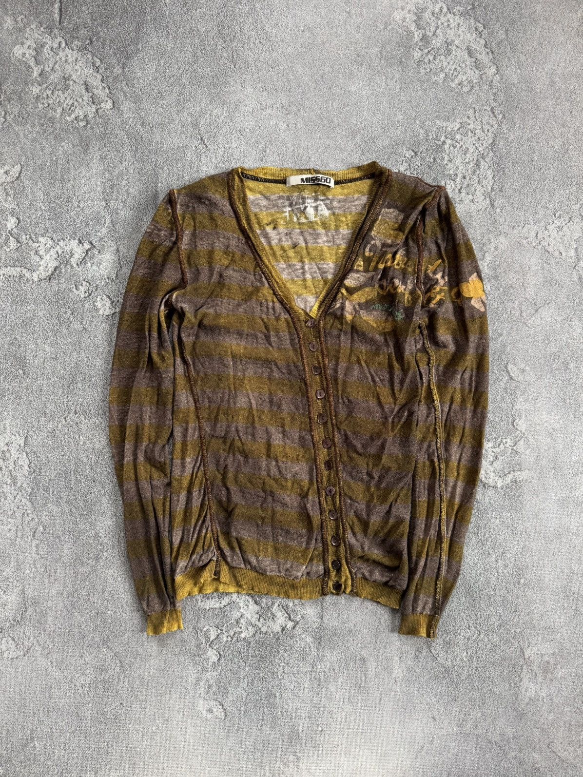Miss Sixty Miss Sixty Button Cardigan Knitted Top Long Sleeve Sweater Size S / US 4 / IT 40 - 1 Thumbnail