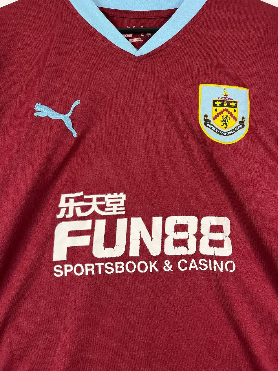 Puma Burnley 2010-11 Home Shirt Puma 100 Years Fun88 Size XL Size US XL / EU 56 / 4 - 2 Thumbnail