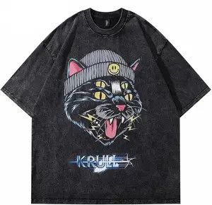Japanese Brand × Vintage 80s Cartoon Design Face Oversized Printed Vintage T Shirt Size US M / EU 48-50 / 2 - 1 Thumbnail