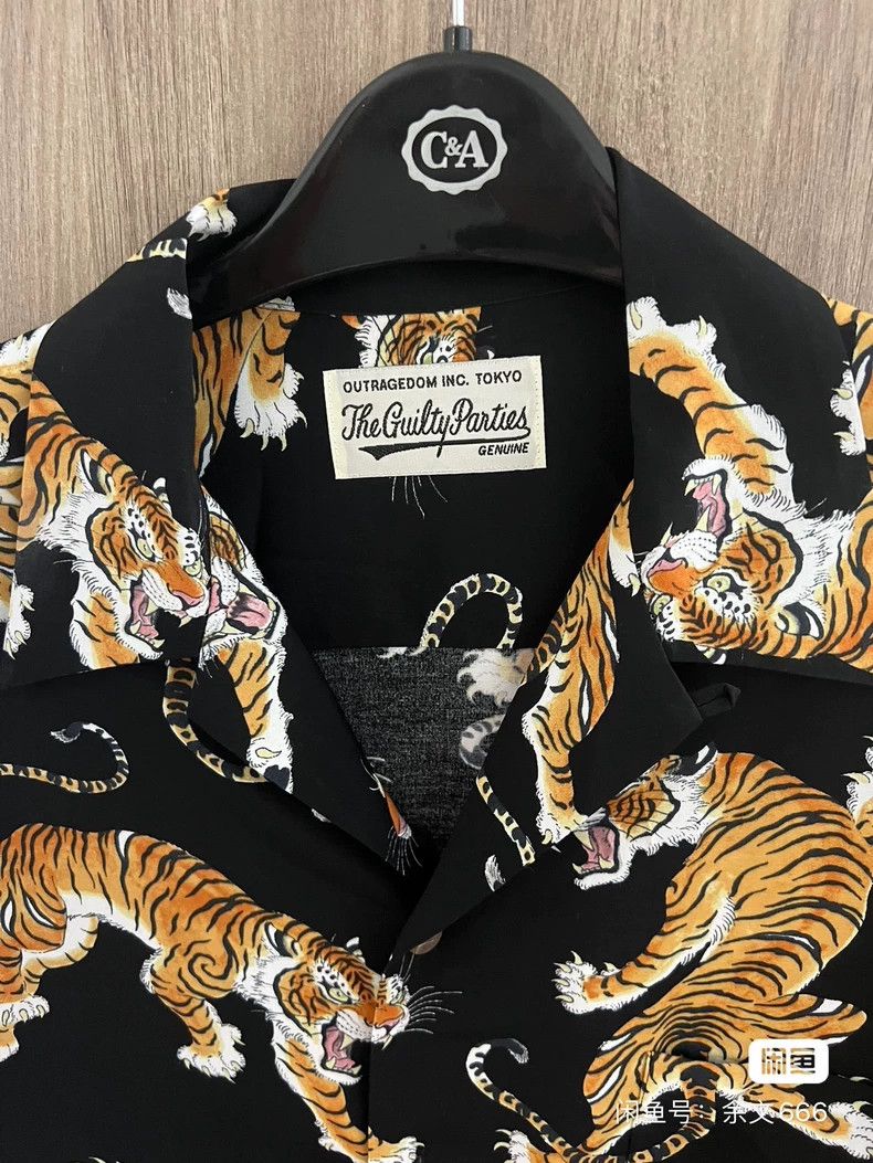 Wacko Maria wacko maria Classic Tiger Totem Hawaiian Short Sleeve Shirt Size US M / EU 48-50 / 2 - 2 Thumbnail