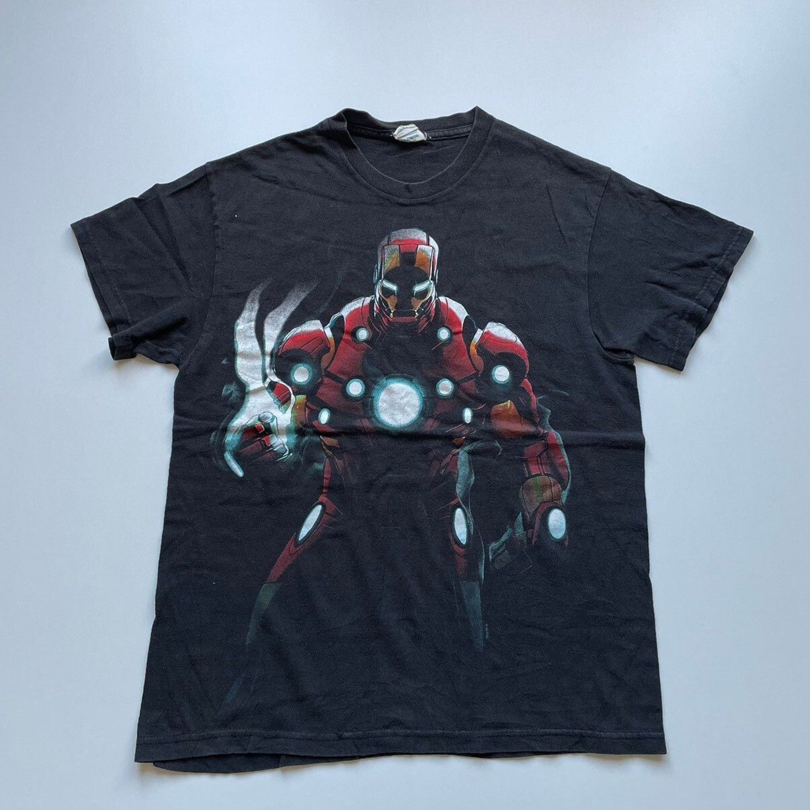 Marvel Comics Vintage Y2K Ironman Marvel Comics T Shirt Medium Faded Black Size US M / EU 48-50 / 2 - 1 Thumbnail