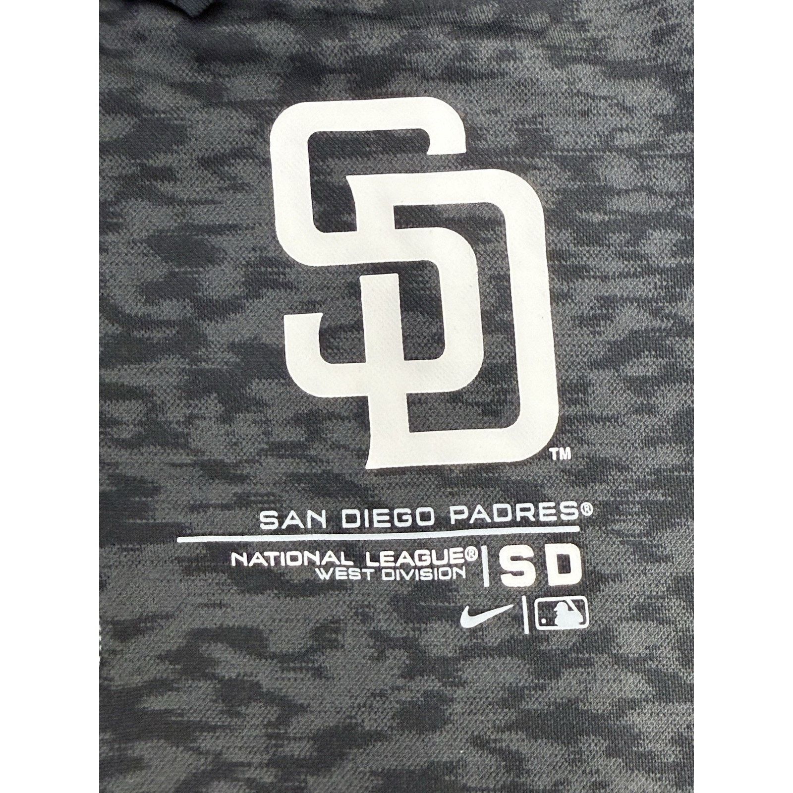 Antigua Nike San Diego Padres Dri-FIT Polo Shirt M | Black Camo Size US M / EU 48-50 / 2 - 4 Thumbnail