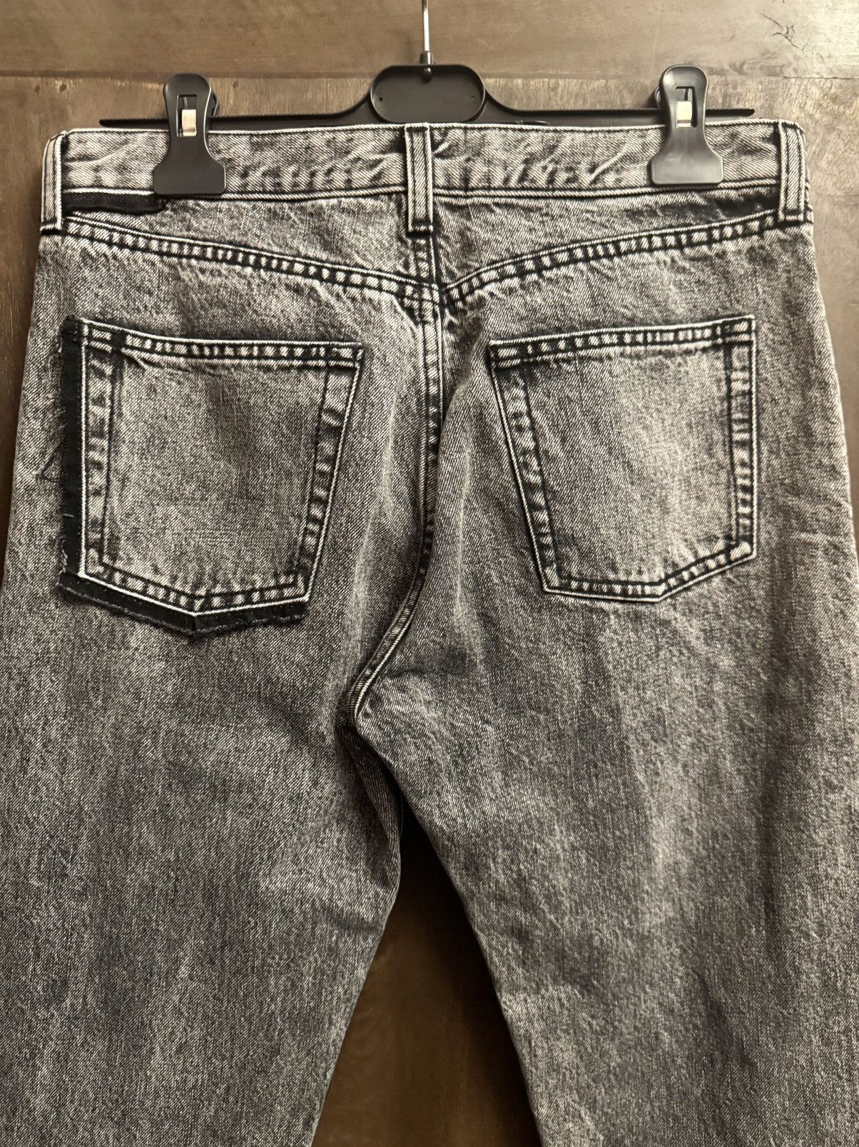 Saint Laurent Paris saint laurent slim denim acid wash pants 31 grey Size US 31 - 10 Thumbnail