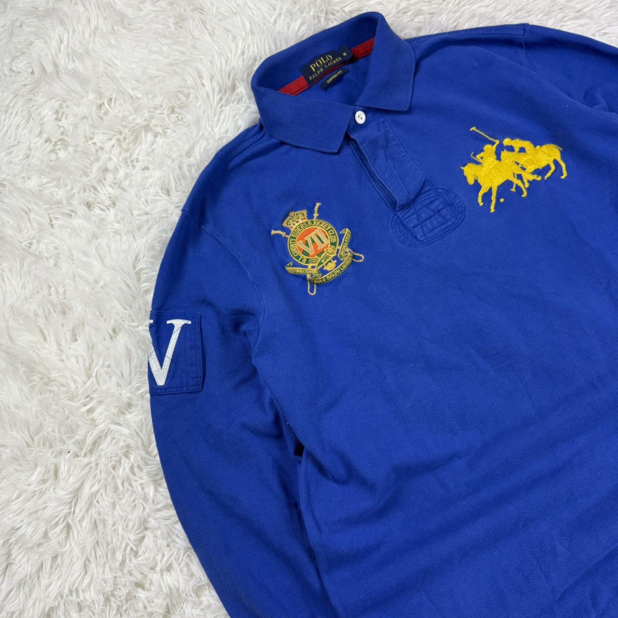 Ralph Lauren Polo Ralph Lauren Vintage Blue Sweatshirt M Old Regby Club Size US M / EU 48-50 / 2 - 3 Thumbnail