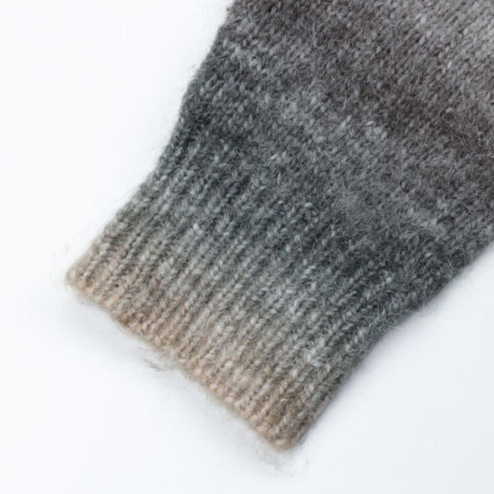 Other Spectrum Gradient-Stripe Knitted Hoodie - Wool Blend Size US M / EU 48-50 / 2 - 10 Thumbnail