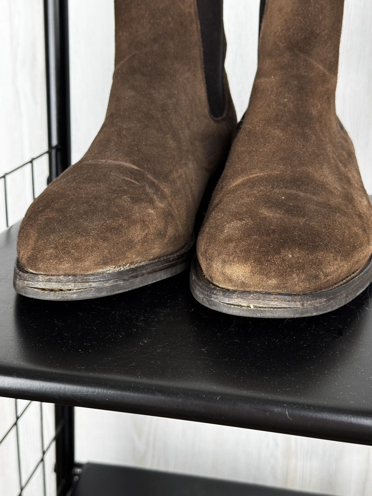 MORJAS Morjas Brown Suede Leather Chelsea Boots size UK11 US12 Size US 12 / EU 45 - 6 Thumbnail