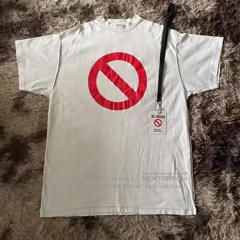 Balenciaga Prohibited short-sleeve