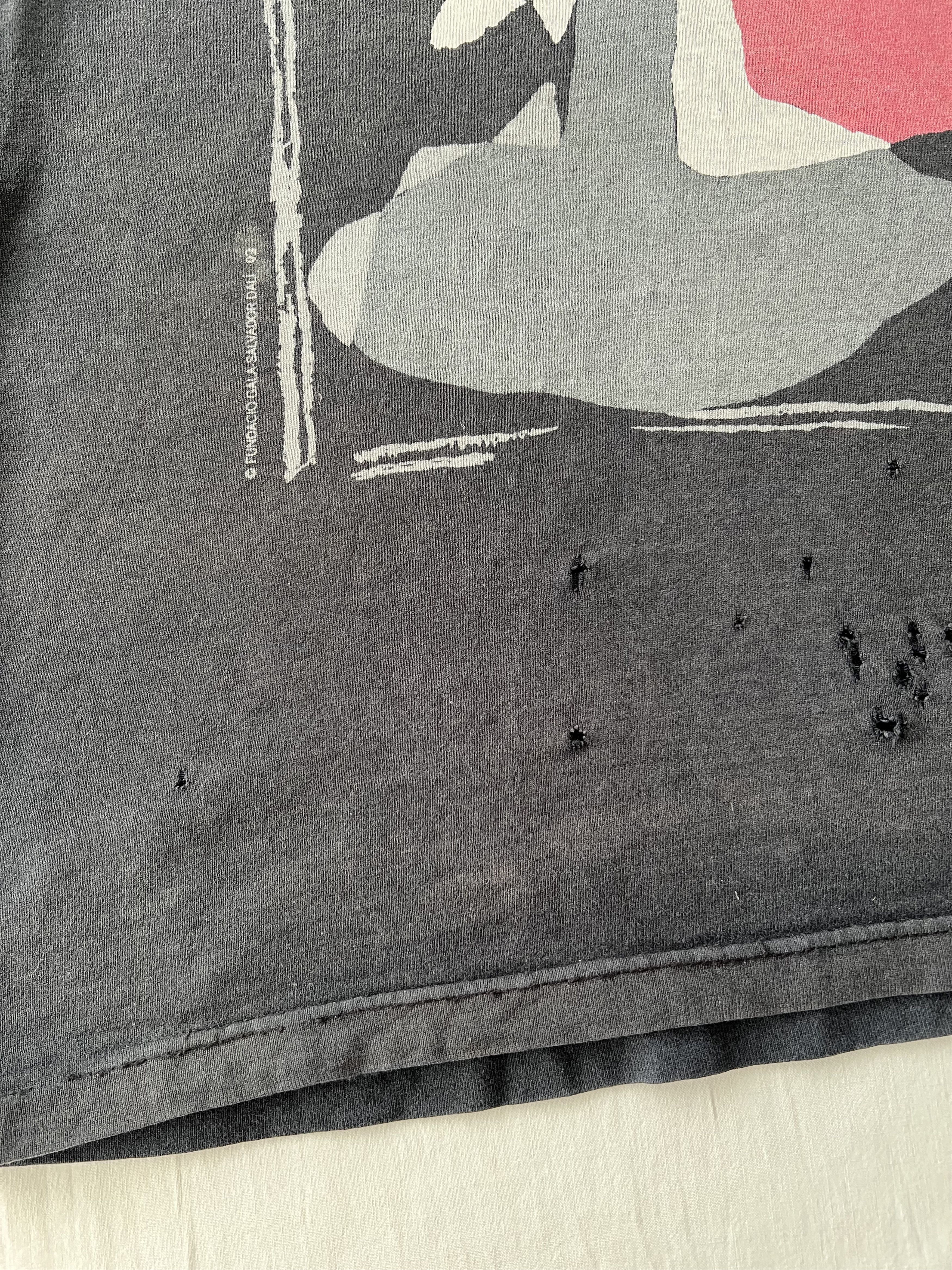 Arts & Science Vintage 2003 Salvador Dali Fundacio Gala Art Black T-shirt Size US M / EU 48-50 / 2 - 8 Thumbnail