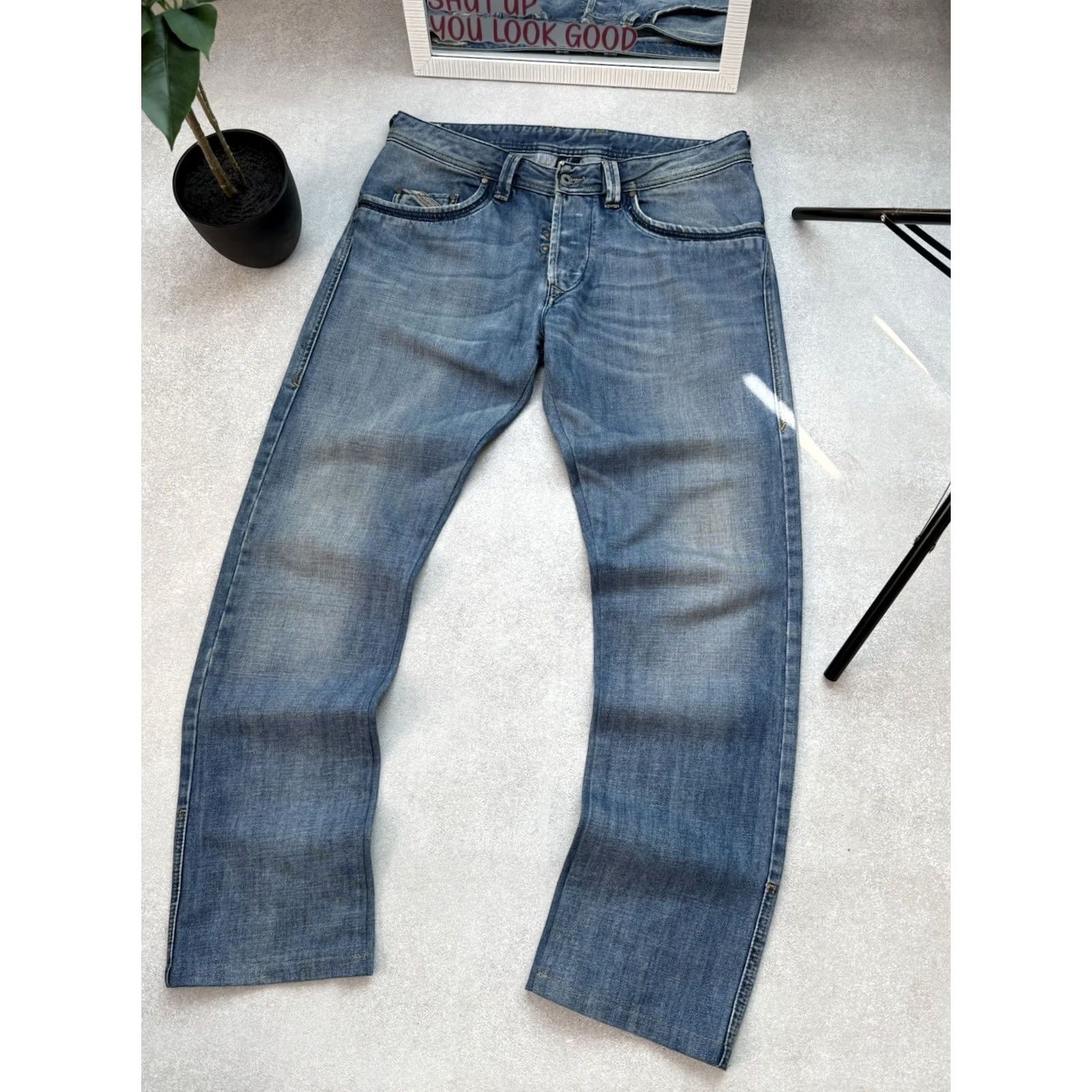 Diesel VINTAGE Diesel Jeans Bucky Herren Denim Jeans Blue Regular 36in Inseam 36 USA 90s Mens Jeans Size US 36 / EU 52 - 5 Thumbnail