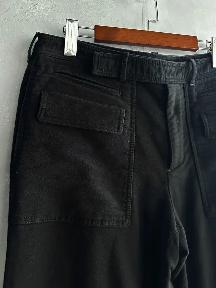 Balenciaga Sz 48 Balenciaga 12AW Suede Pocket Cargo Pants Size US 32 / EU 48 - 1 Thumbnail