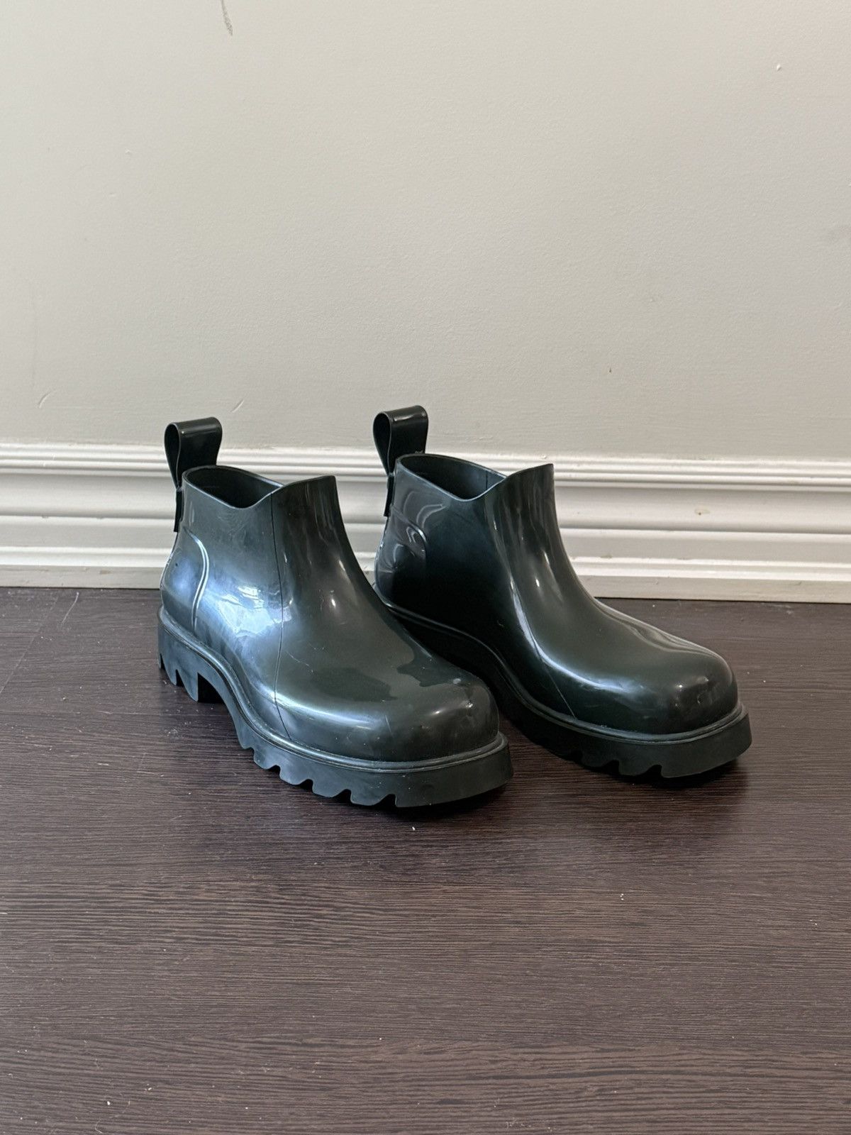 Bottega Veneta Bottega Never Worn Black Rubber Boots Size US 11 / EU 44 - 1 Thumbnail