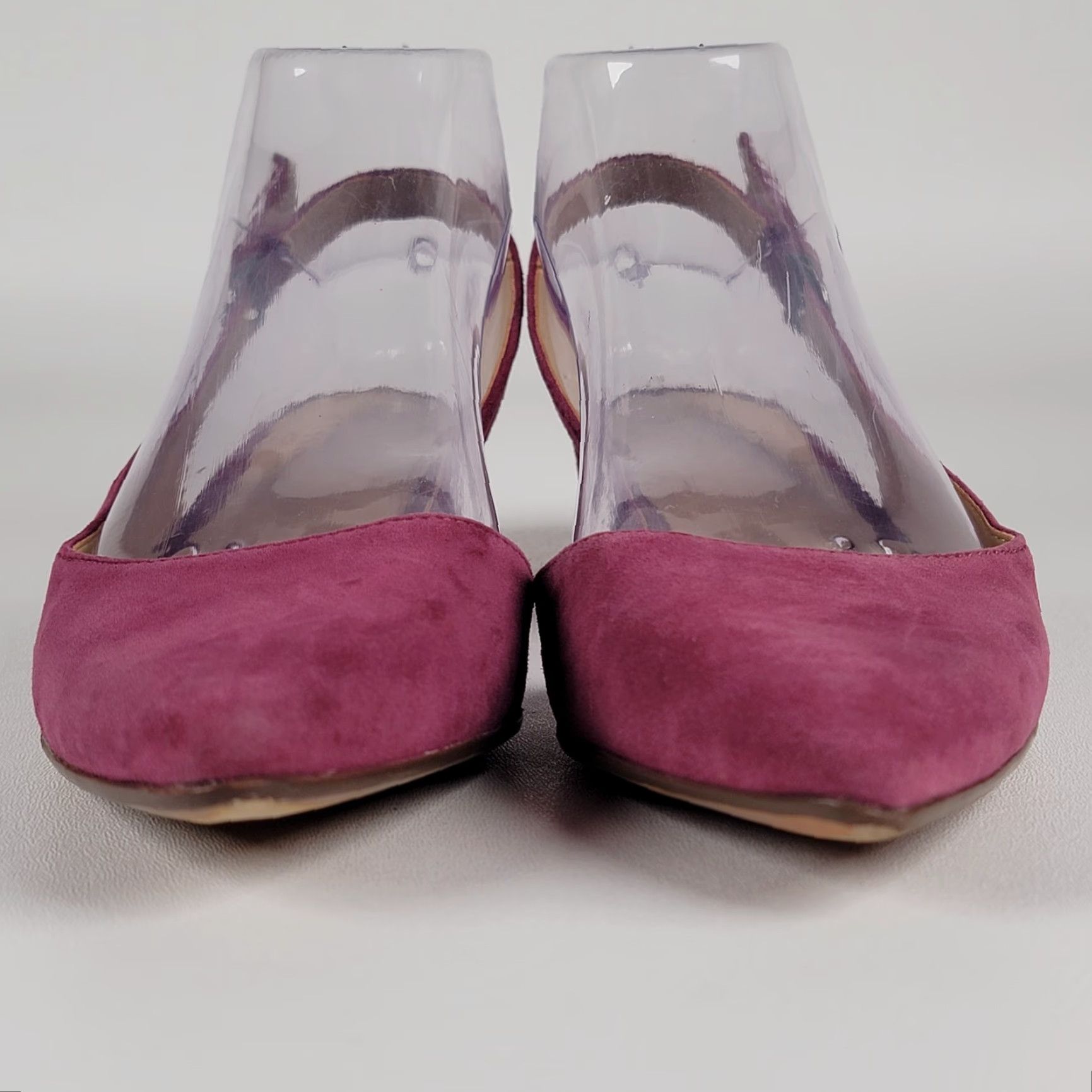 Naturalizer Naturalizer Banks Wild Rose Pink Suede Slingback Strap Flats Women’s Flat Buckle Closure Pink Suede Flats Size US 7 / IT 37 - 3 Thumbnail