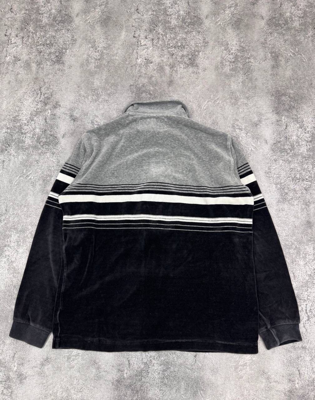 Mambo Mambo Men's Velour Zip Sweatshirt Black Grey Size L Size US L / EU 52-54 / 3 - 6 Thumbnail