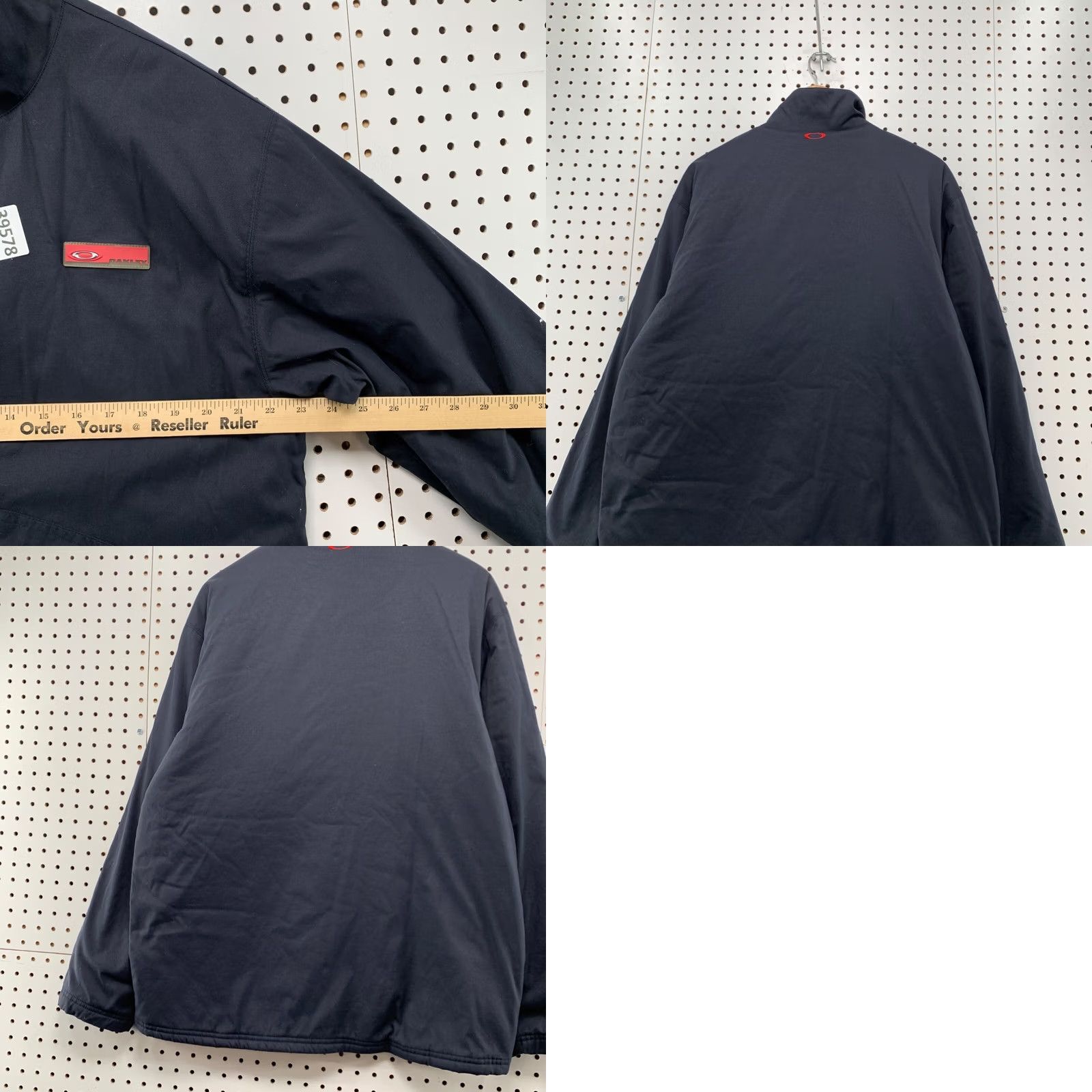 Oakley VINTAGE Oakley Jacket Mens Medium Black Red Nylon Winter Size US M / EU 48-50 / 2 - 10 Thumbnail