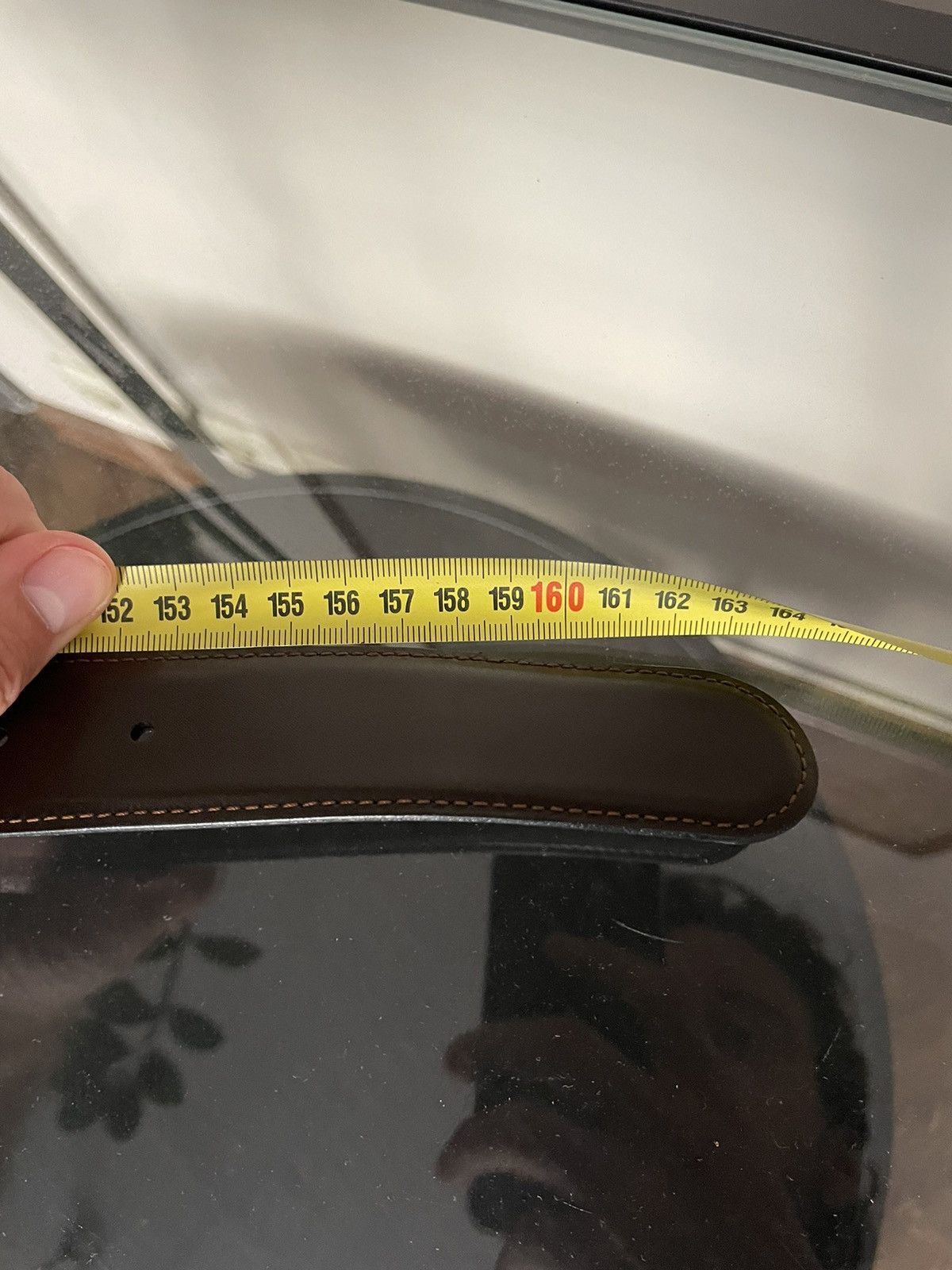 Montblanc Montblanc Trapeze Adjustable & Reversible Leather Belt 160cm Size 46 - 9 Thumbnail