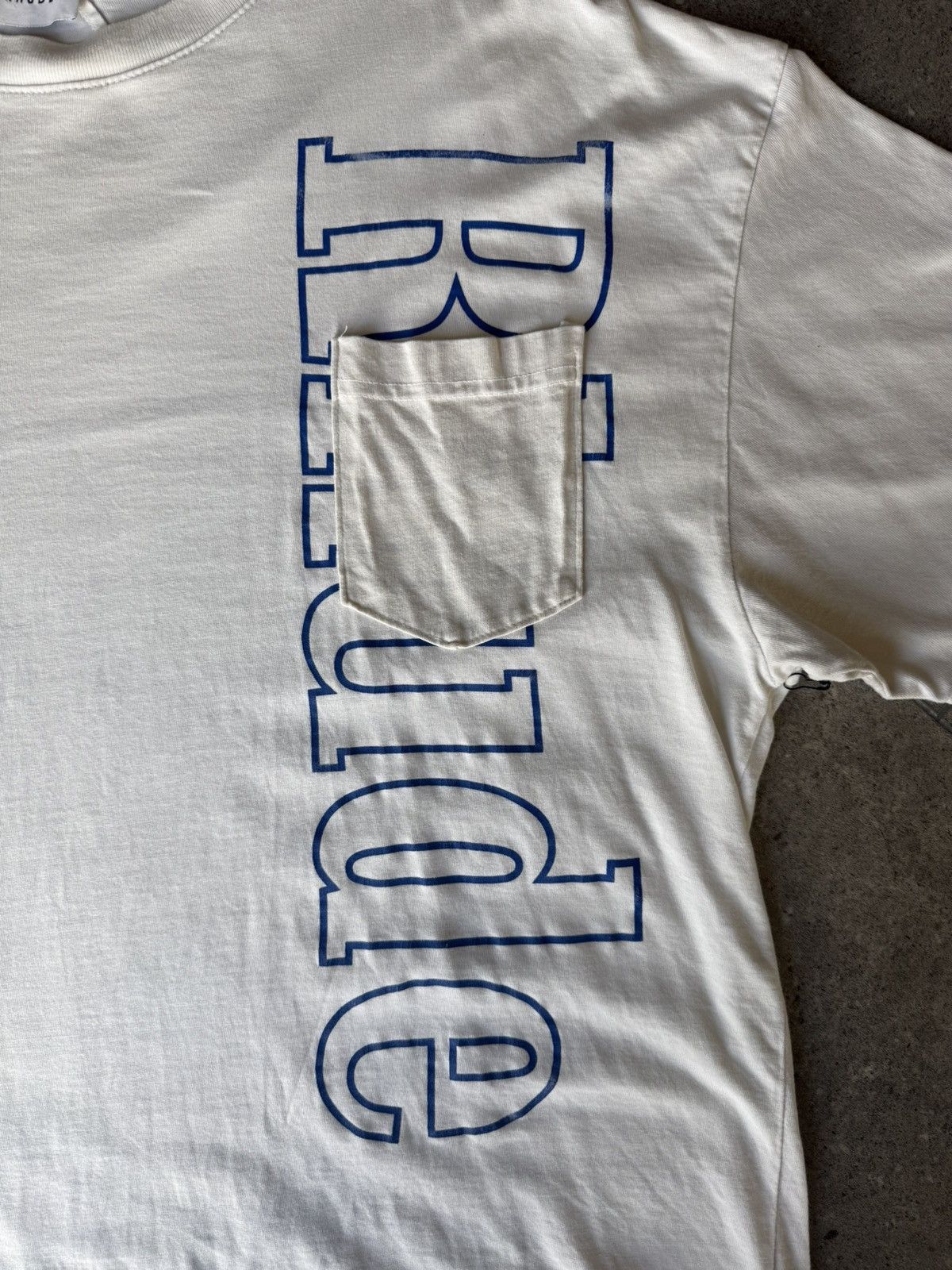 Rhude RHUDE SIDE LOGO OVERSIZED TEE Size US XL / EU 56 / 4 - 2 Thumbnail