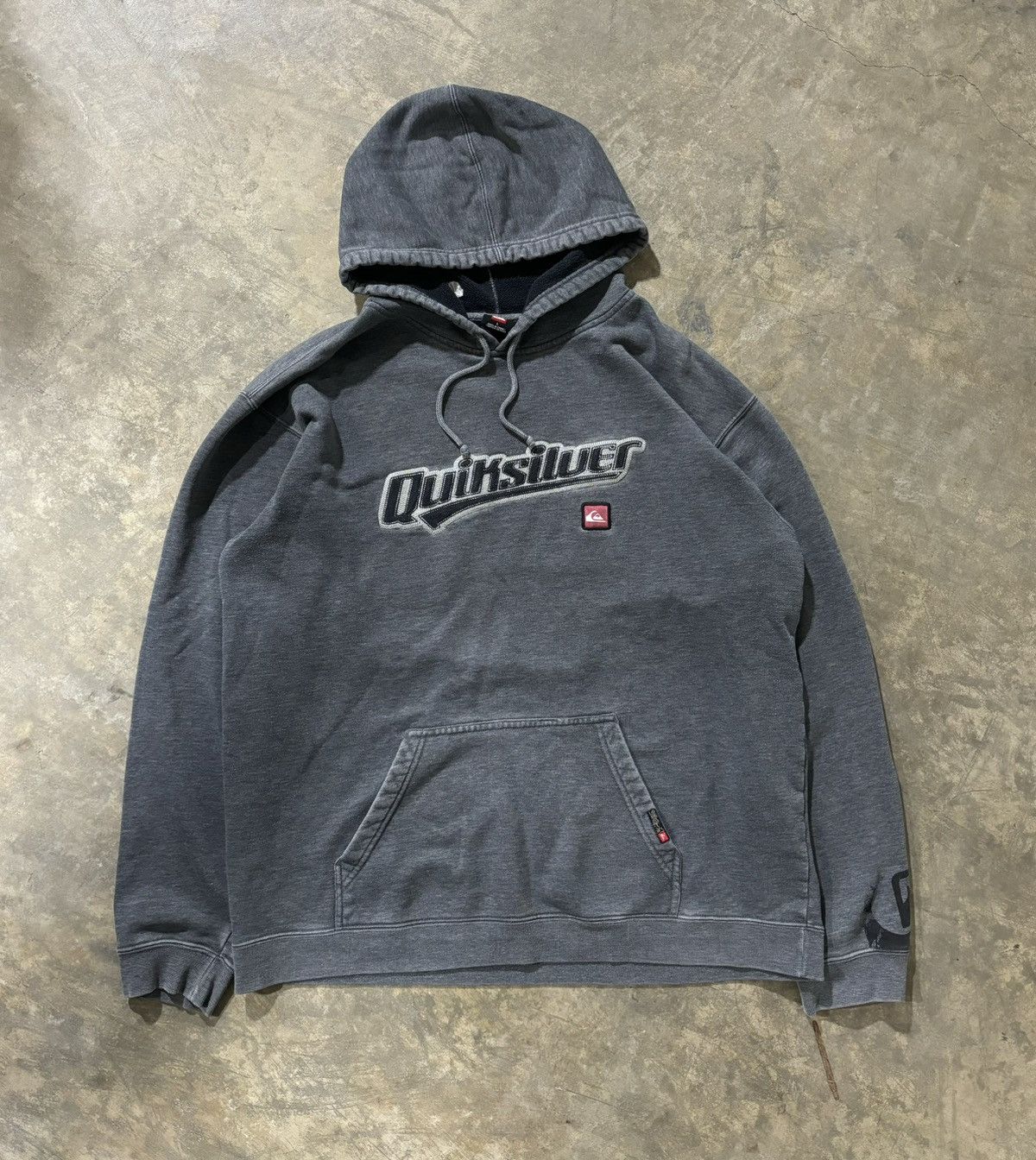 Vintage Embroidered Quiksilver Hoodie | Grailed