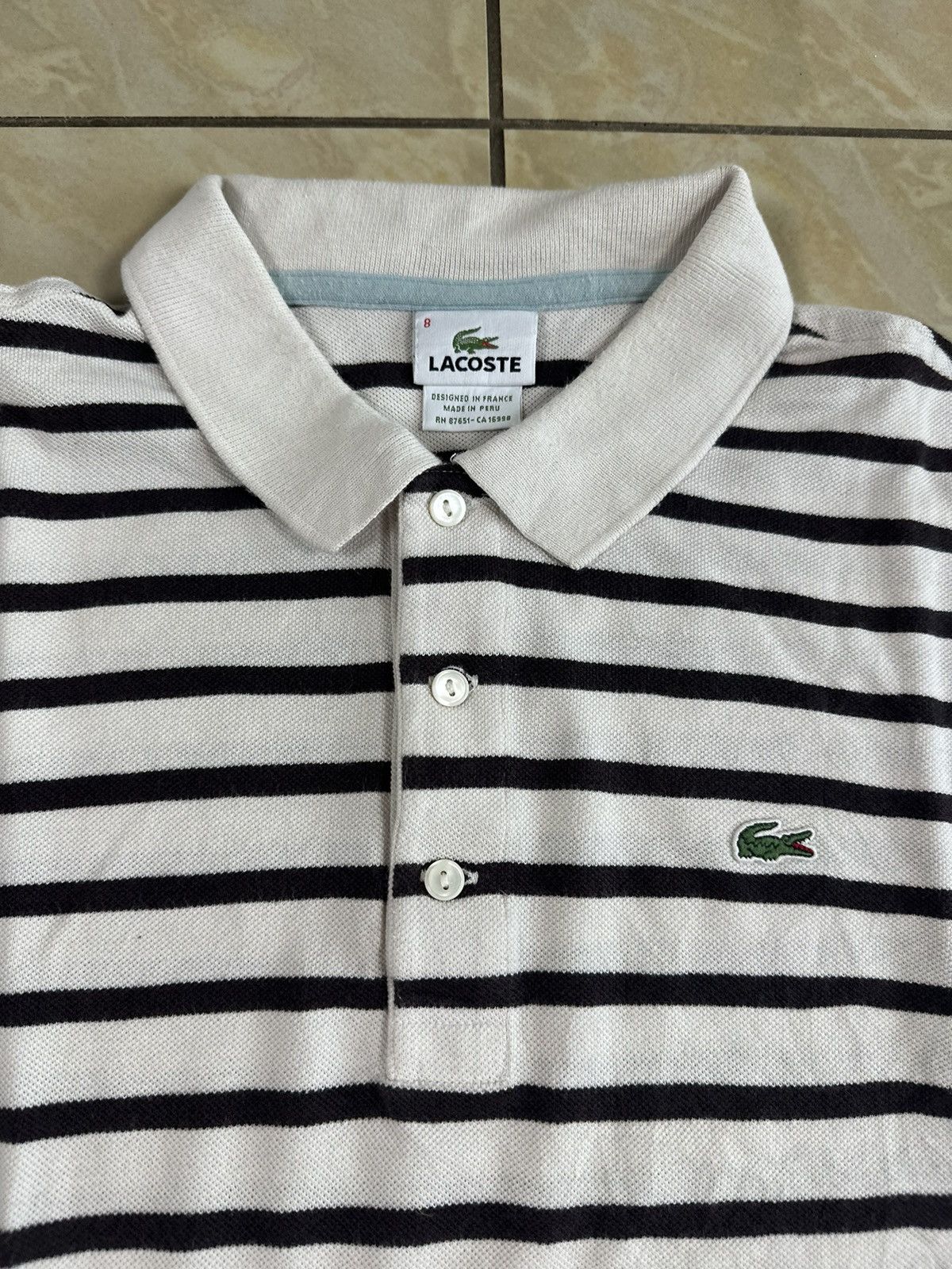 Lacoste Vintage Lacoste Polo Shirt Size US XXL / EU 58 / 5 - 2 Thumbnail
