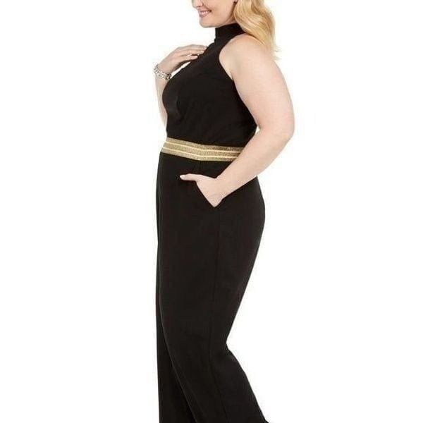 Other $79.00 Teeze Me Trendy Plus Size Banded-Waist Halter Jumpsui Size 3XL / US 20-22 - 4 Thumbnail
