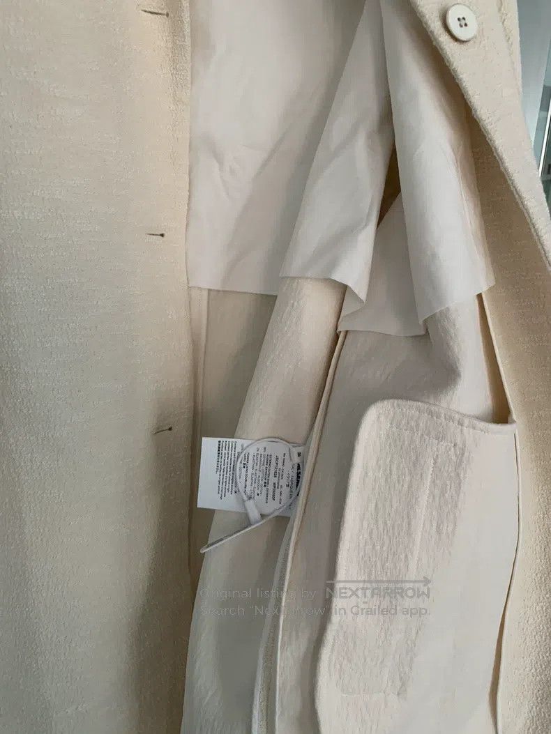 Jil Sander Jil Sander size 36 Beige round button coat Size L / US 10 / IT 46 - 7 Thumbnail
