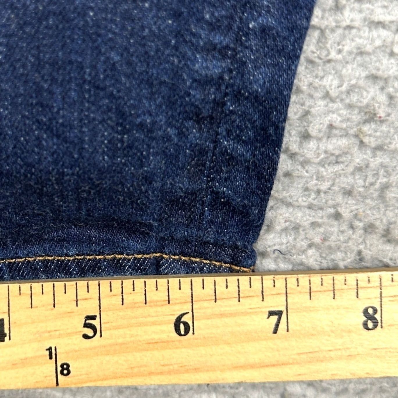 J.Crew J.Crew Jeans 31X32 Slim Fit 484 Dark Wash Denim Stretch 5-Pocket Mens Tapered Leg Blue Indigogo Size US 31 - 7 Thumbnail