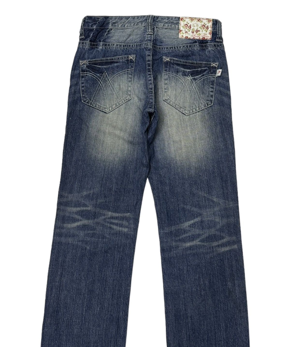 Japanese Brand VINTAGE JAPANESE RUSH HOUR DISTRESSED DENIM JEANS Size 29" - 4 Thumbnail