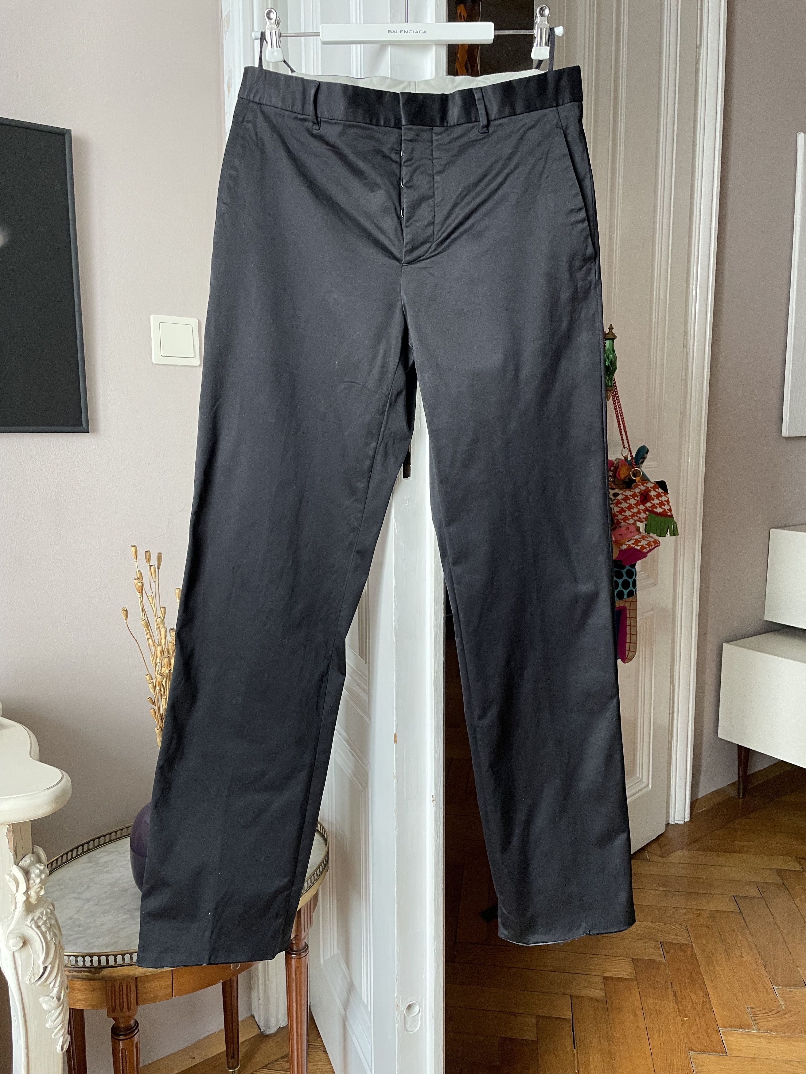 image of Helmut Lang Vintage Pants in Black, Men's (Size 36)