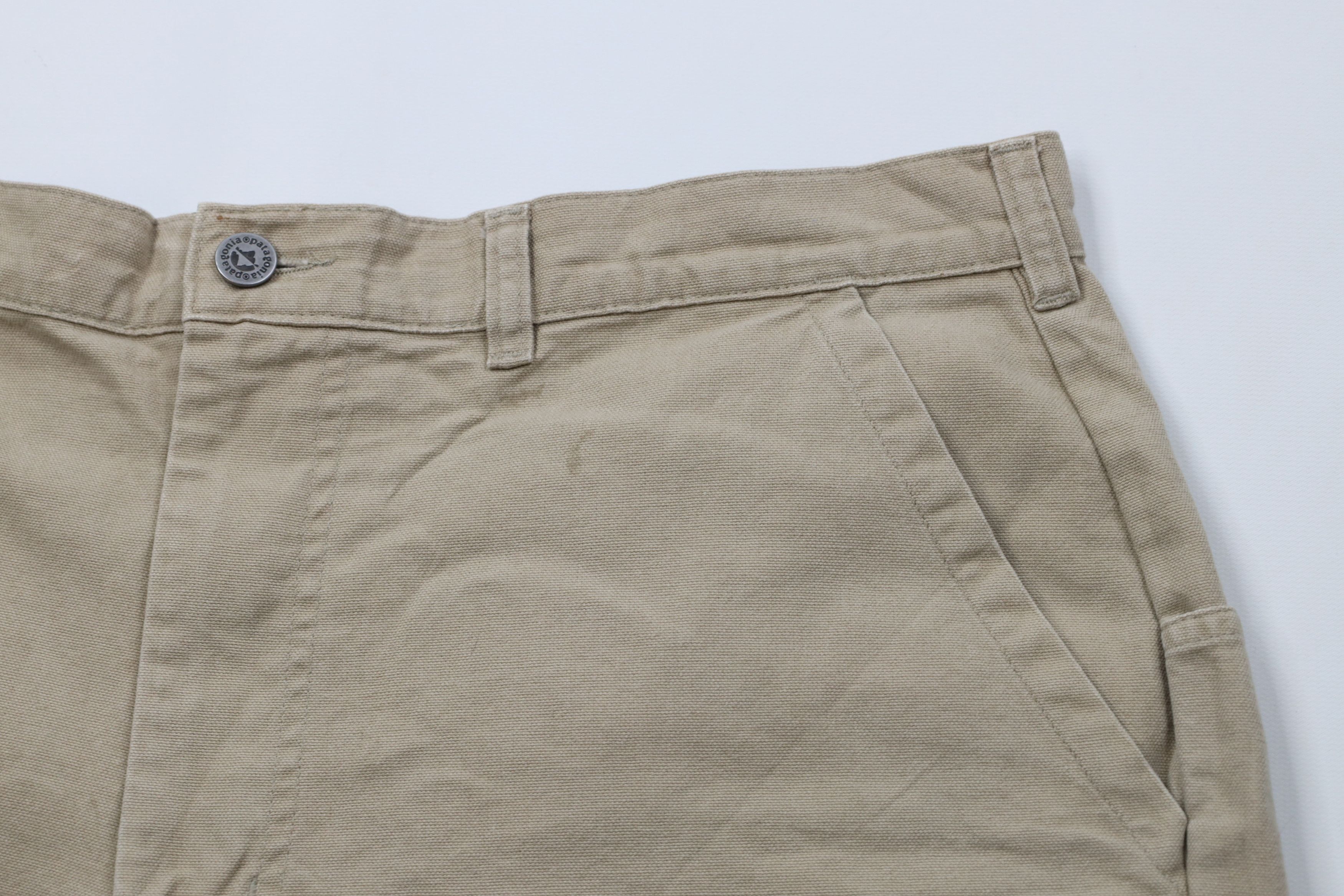 Patagonia Vintage Y2K 2003 Patagonia Above Knee Canvas Shorts Beige Size US 36 / EU 52 - 5 Thumbnail