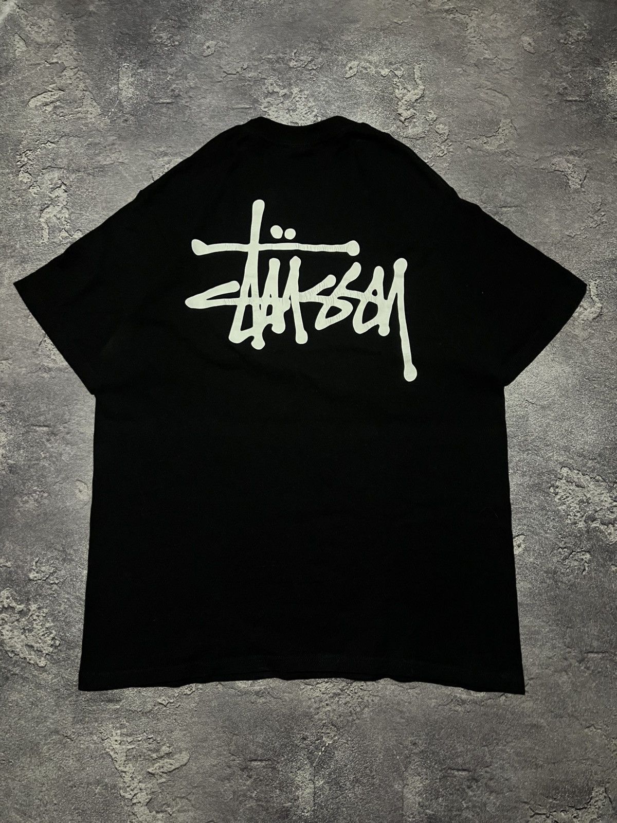 Stussy Vintage Stussy Big Logo Tee Streetwear Black Size US M / EU 48-50 / 2 - 1 Thumbnail