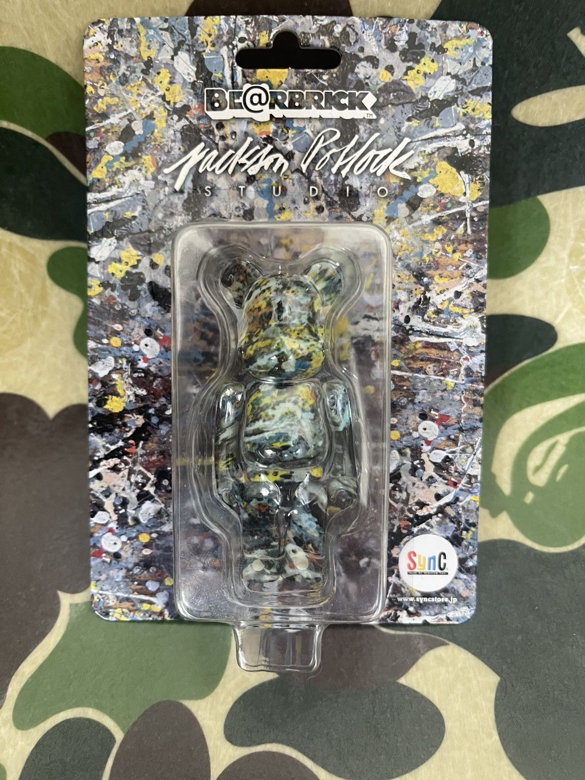 Medicom Toy Medicom 100% Be@rbrick Jackson Pollock Studio 2016 Bearbrick Size ONE SIZE - 8 Thumbnail
