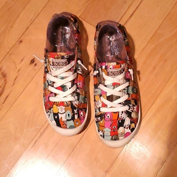 Designer Bobs from Skechers Memory Foam Beach Bingo Dog House Party S Size US 10 / IT 40 - 1 Thumbnail