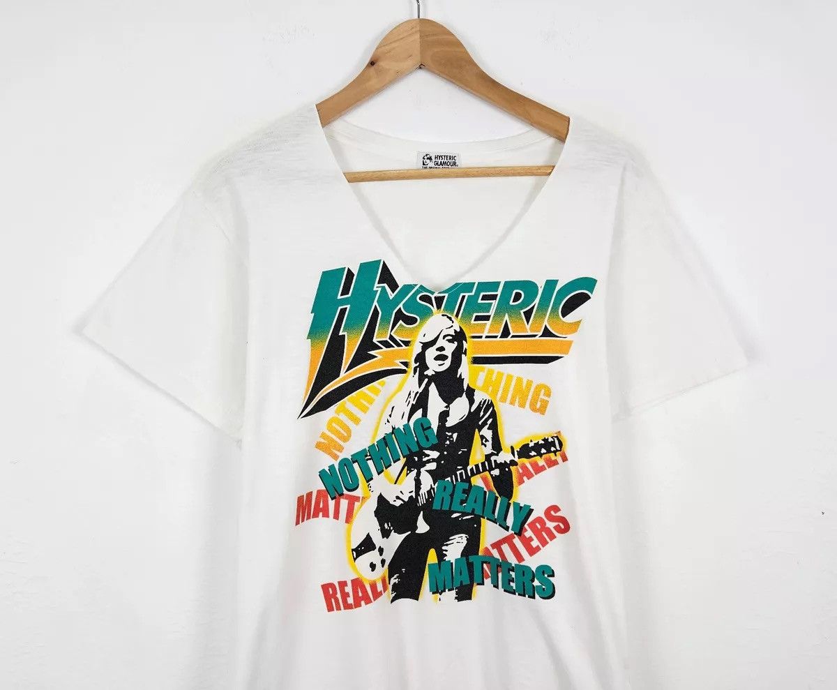 Hysteric Glamour Hysteric Glamour Girl Nothing Really Matter Rasta V Neck Size US L / EU 52-54 / 3 - 9 Thumbnail
