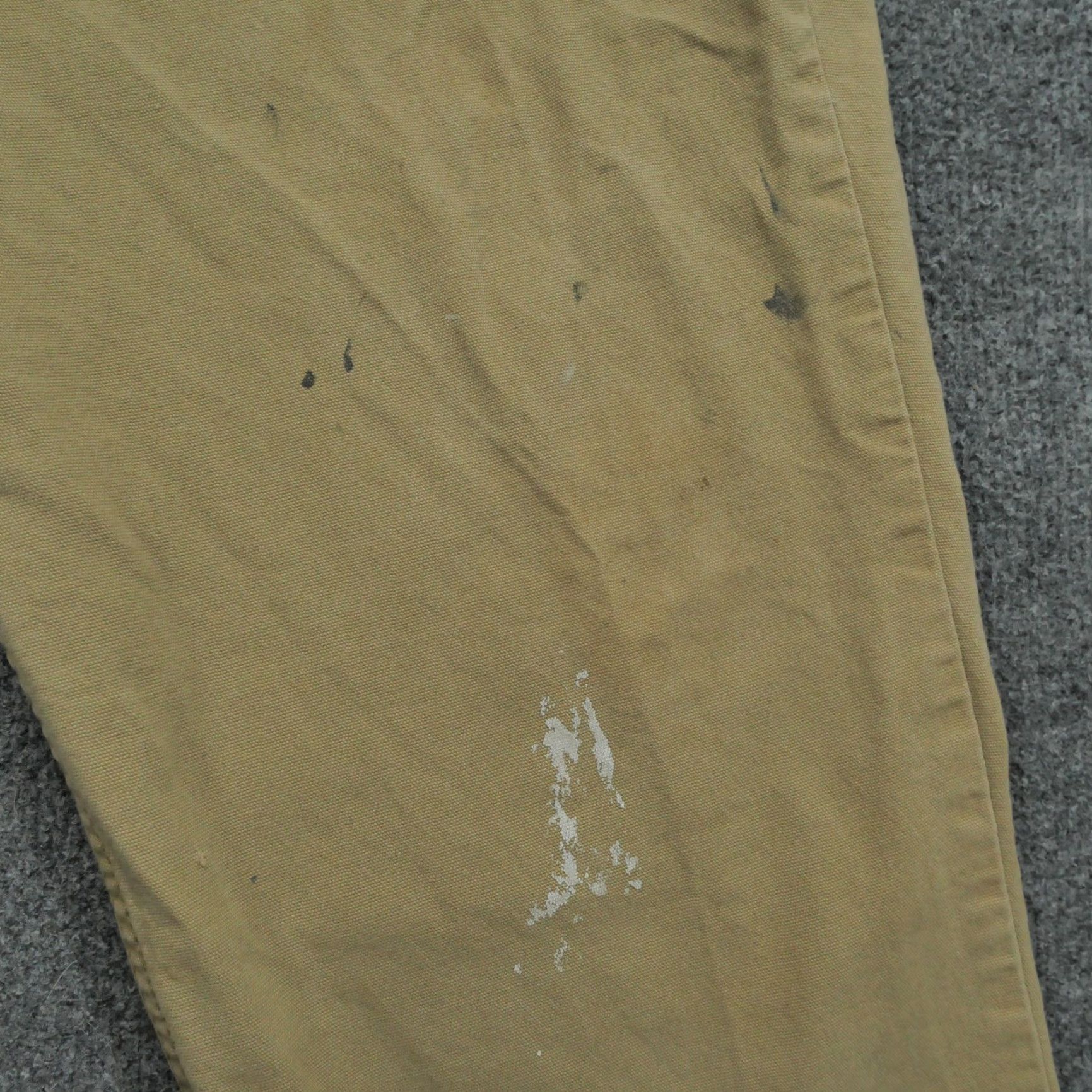 Carhartt Carhartt Pants Mens 38x28 Tan Khaki Canvas Workwear Relaxed Fit 5-Pocket Carpenter Straight 38 Regular Mens Pants Size US 38 / EU 54 - 4 Thumbnail